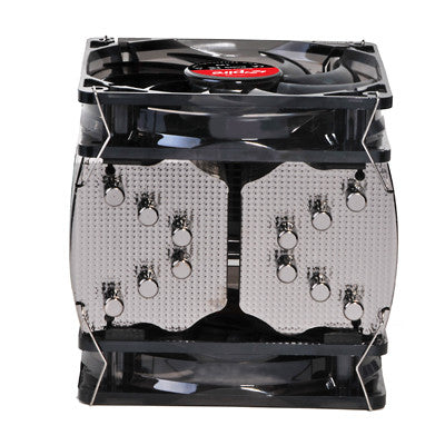 Spire Gemini Rev. 2 CPU Cooler SP986B1 V2 - Dual Fan High Performance PC Cooling System for Gaming & Overclocking | Perfect for Desktop Computer Builds and Workstation Upgrades