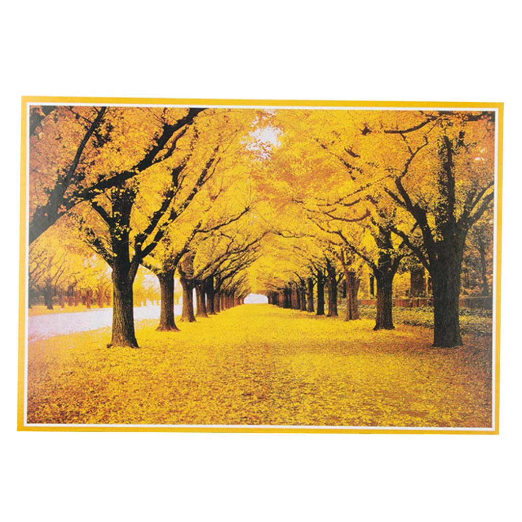 1000 Piece Autumn Ginkgo Jigsaw Puzzle for Adults & Kids - Premium Cardboard Educational Brain Teaser Game for Family Fun | Perfect for Stress Relief, Cognitive Training & Family Bonding Activities