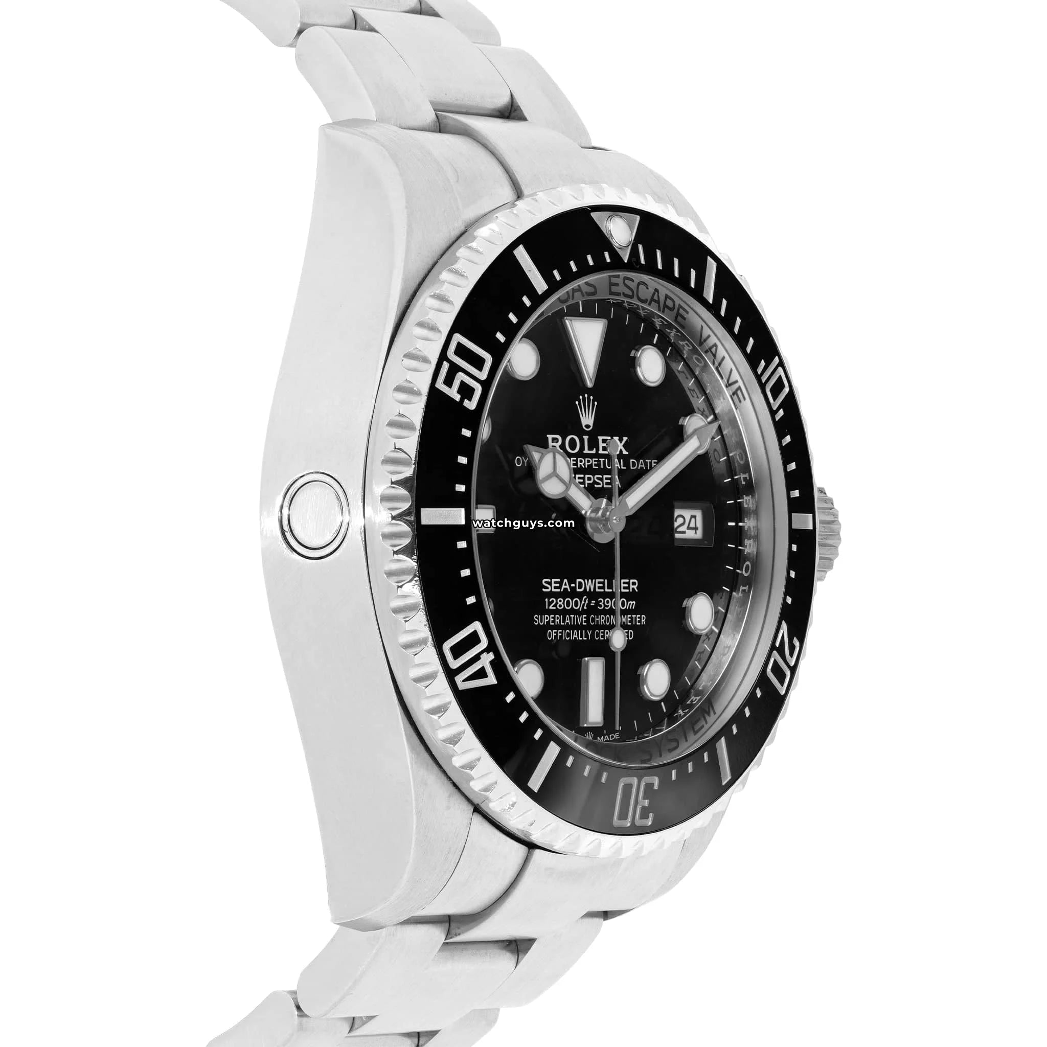 Rolex Sea-Dweller Deepsea 126660 Men's Luxury Dive Watch - Professional Diving, Water Resistant 3900m, Perfect for Scuba & Deep Sea Exploration