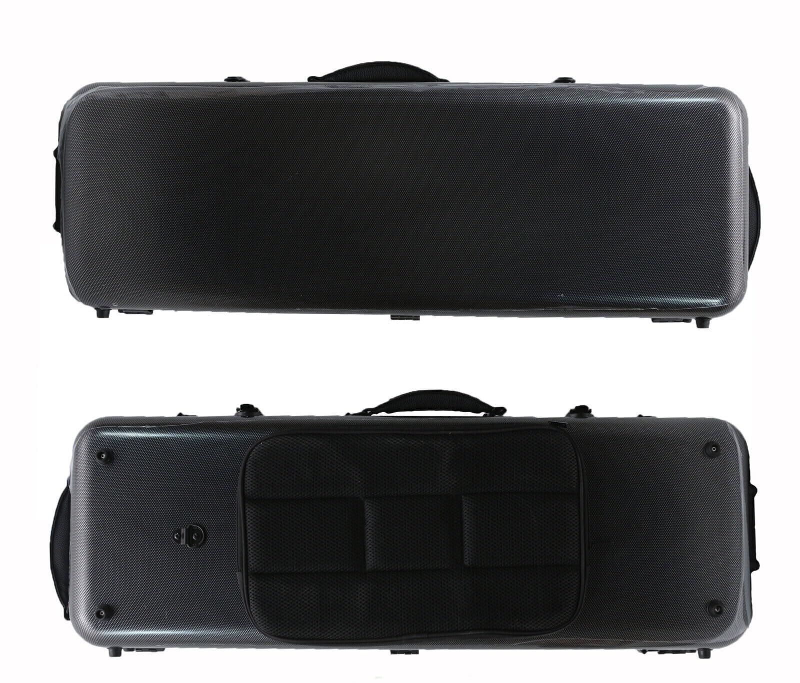 **Carbon Fiber Viola Case 15-17 Inch - Lightweight & Durable Black Viola Box for 15-17 Inch Violas - Perfect for Travel, Performances & Storage**