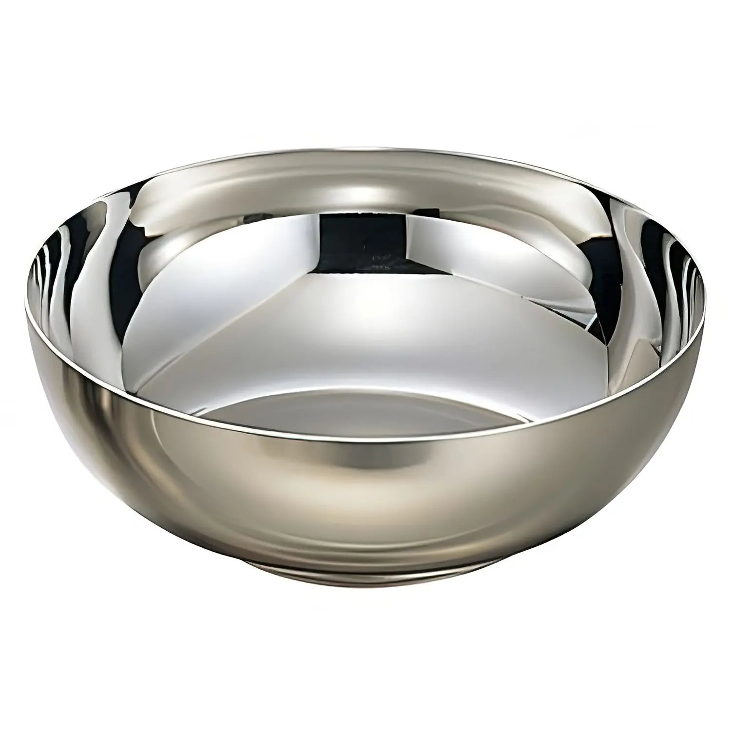 Premium EBM Stainless Steel Korean Naengmyeon Bowl - Authentic Cold Noodle Soup Dish for Summer Meals, BBQ Parties & Asian Cuisine Lovers
