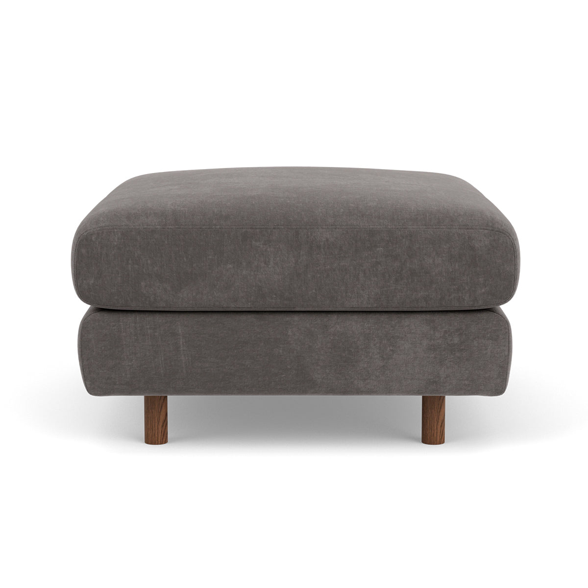 Dylan Fabric Ottoman - Soft and Stylish Footrest, Storage Bench, Living Room Accent Piece - Perfect for Small Spaces, Bedroom, or Lounge Area