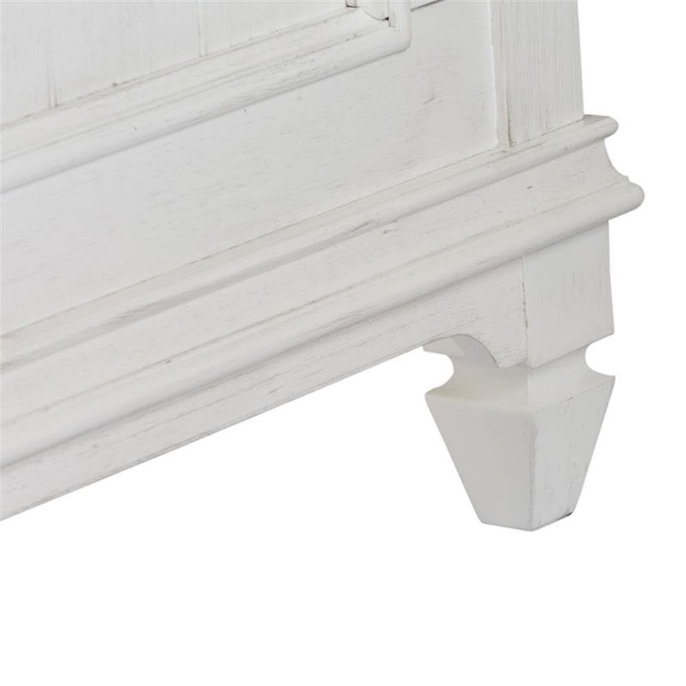 Liberty Furniture King Panel Bed - Solid Wood Frame, Modern & Traditional Style for Master Bedroom, Durable & Elegant Design for Ultimate Comfort and Relaxation