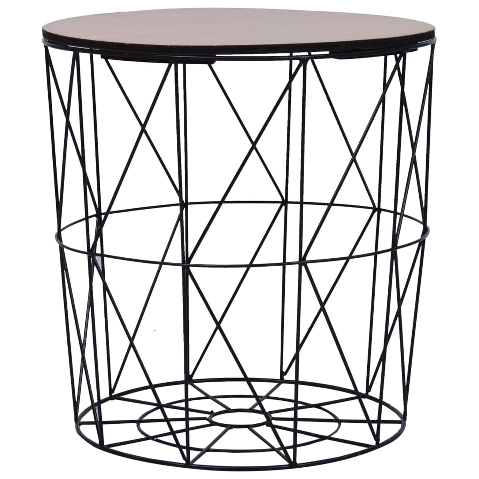 Tidyard 3-Piece Coffee Table Set with Removable MDF Tabletop & Sturdy Metal Frame - Black End/Side Tables for Sofa & Couch - Perfect for Living Room, Home Decor & Small Space Furniture - Ideal for Coffee Time, TV Watching & Guest Entertaining