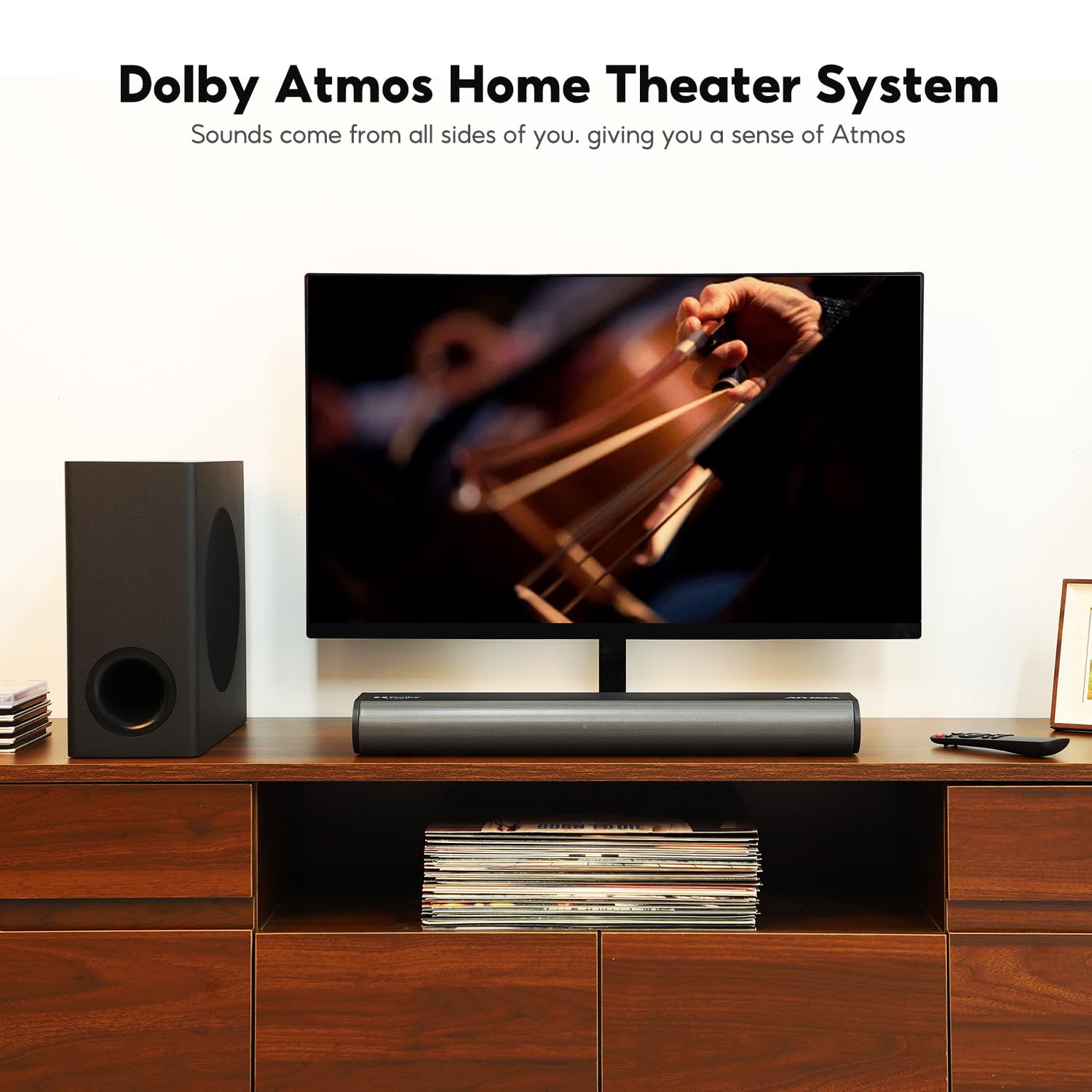 AIYIMA S07 2.1 Channel Soundbar with 5