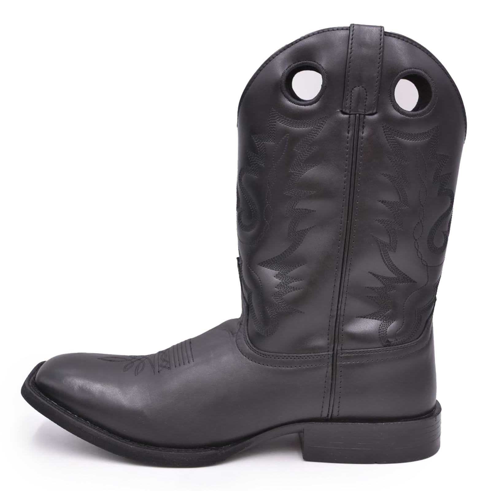Smoky Mountain Men's Outlaw Boots - Durable Leather Work Boots for Outdoor, Hiking & Ranch Work - Perfect for Cowboy, Construction & Heavy Duty Use