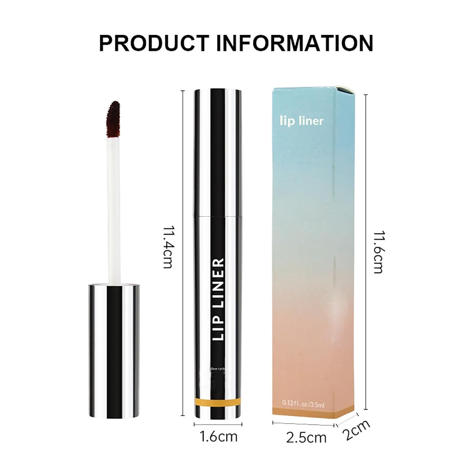 Timbersonic Peel-Off Lip Stain - Long Lasting Waterproof Lip Tint & Liner (Nude Shades) for Daily Wear, Parties & Special Occasions