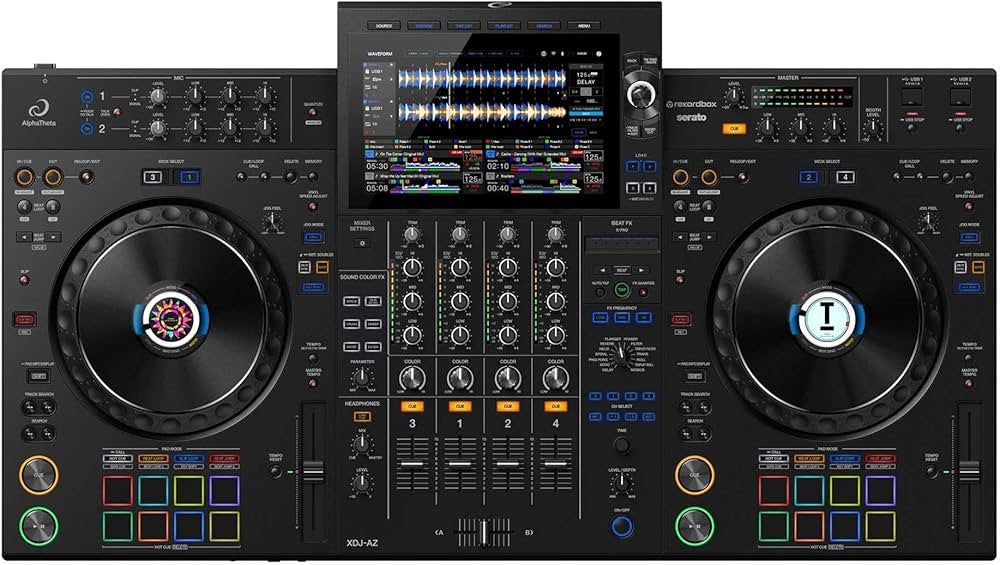 XDJ AZ Professional DJ Controller - High-Performance Mixing & Performance System for DJs | Perfect for Clubs, Events & Home Studios
