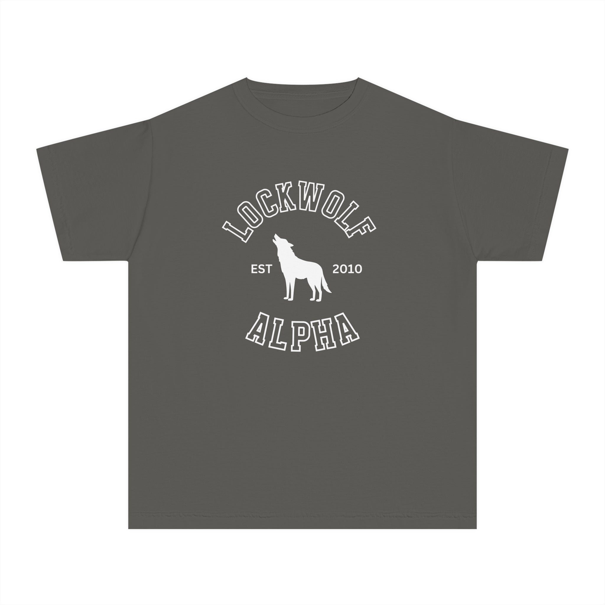 Lockwolf Youth T-Shirt for Boys & Girls | Comfortable Cotton Short Sleeve Tee | Perfect for School, Sports & Casual Wear