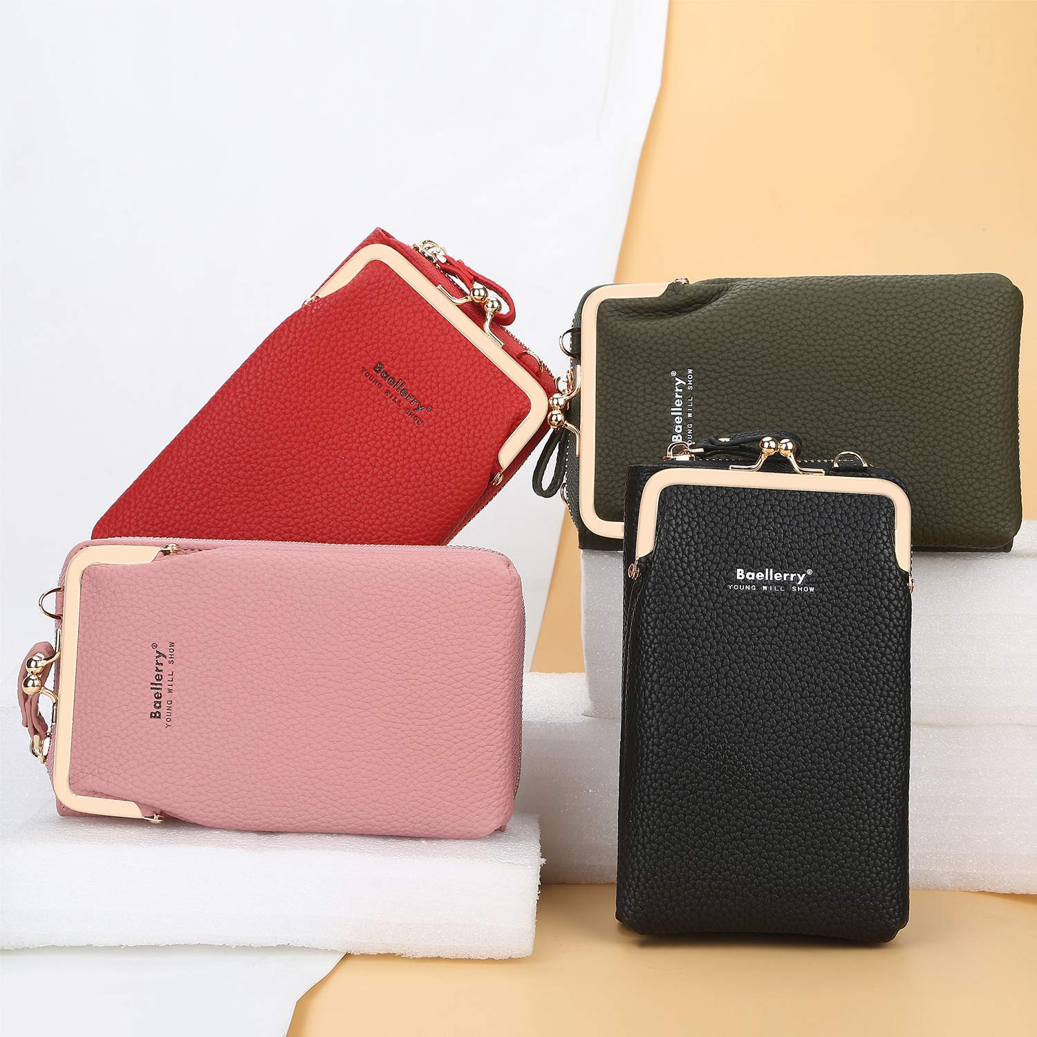 Yixuan Women's Crossbody Phone Wallet Bag - Small Adjustable Shoulder Purse with Card Holder - Perfect for Travel, Shopping & Everyday Use