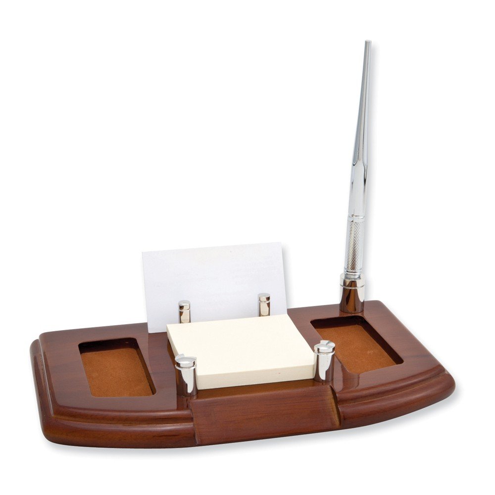 Premium Wooden Desk Organizer for Women - Stylish & Functional Office Accessory for Home, Office, or Dorm Room Organization