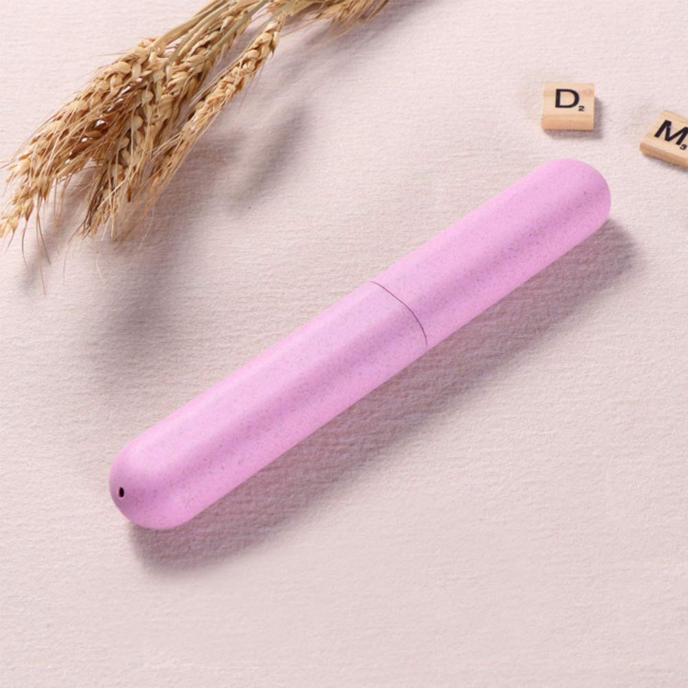 Portable Travel Toothbrush Case - Dustproof Plastic Toothbrush Holder for Outdoor, Camping & Daily Use - Green Toothbrush Protector Cover Storage Box