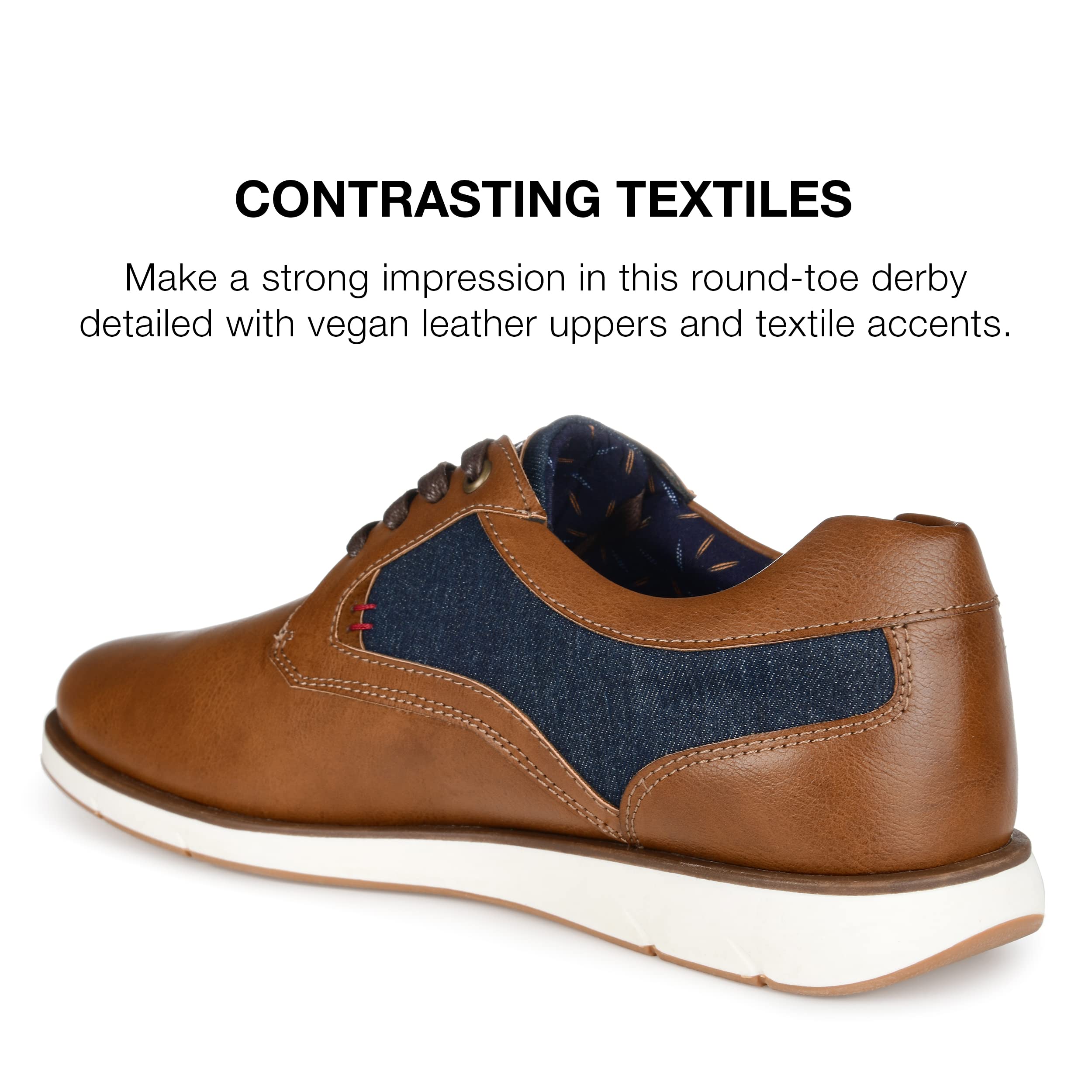Vance Co. Men's Oxford Dress Shoes - Classic Comfortable Business Casual & Formal Footwear for Office, Wedding & Special Occasions