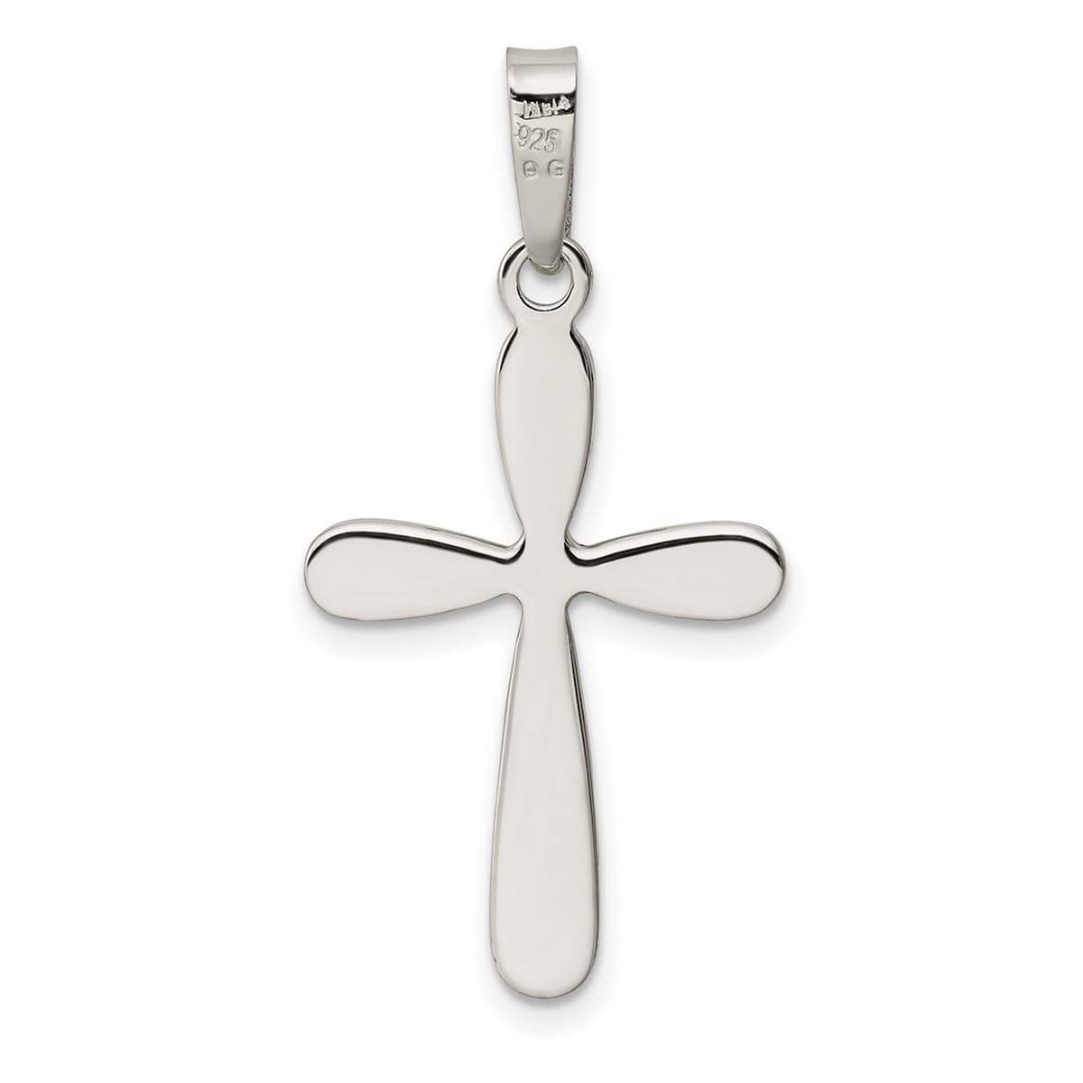 925 Sterling Silver Latin Cross Pendant Necklace for Women - Religious Faith Jewelry for Everyday Wear, Gifts & Special Occasions