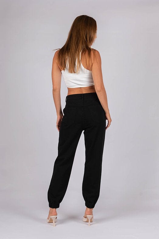 Wakee Denim Genie Pant Jeans for Women - Stretchy Comfort Fit in Black & Brown (BA003) | Perfect for Casual Wear, Office & Night Out