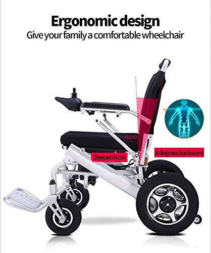 Foldable Lightweight Electric Wheelchair for Adults - 17