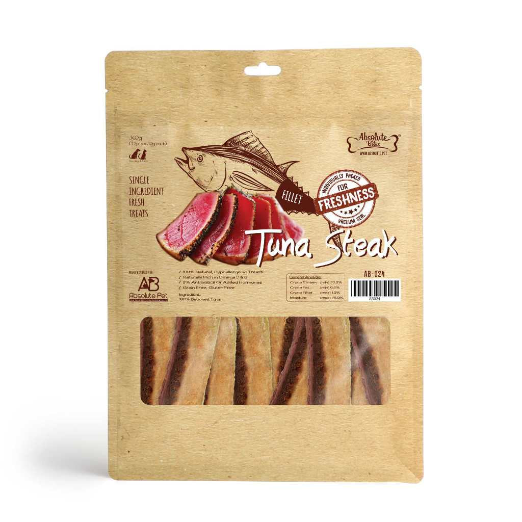 Absolute Bites Air Dried Dog and Cat Treats - 10 Natural Flavors, Grain Free | Healthy Training Snacks for Pets | Perfect for Travel, Training & Rewards [4 for $25.20]