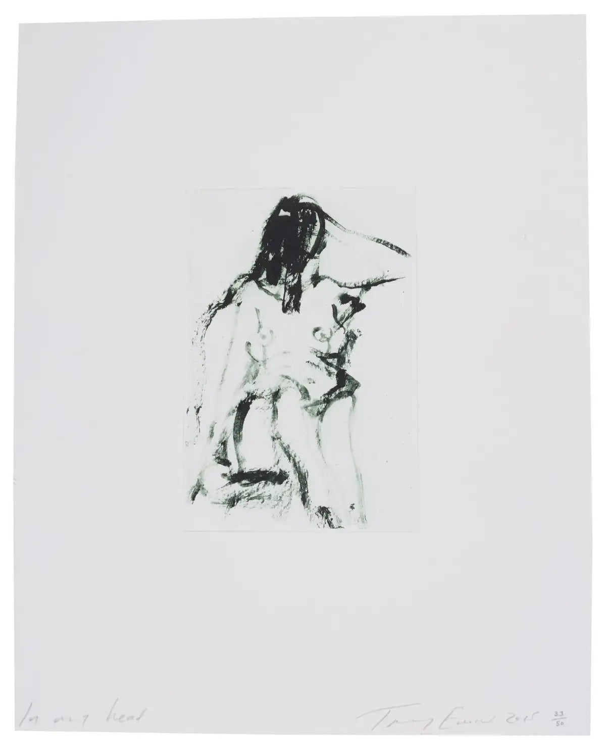Tracey Emin Art Print - 'In My Head' Contemporary Wall Decor for Home & Office | Perfect for Living Room, Bedroom & Gallery Displays