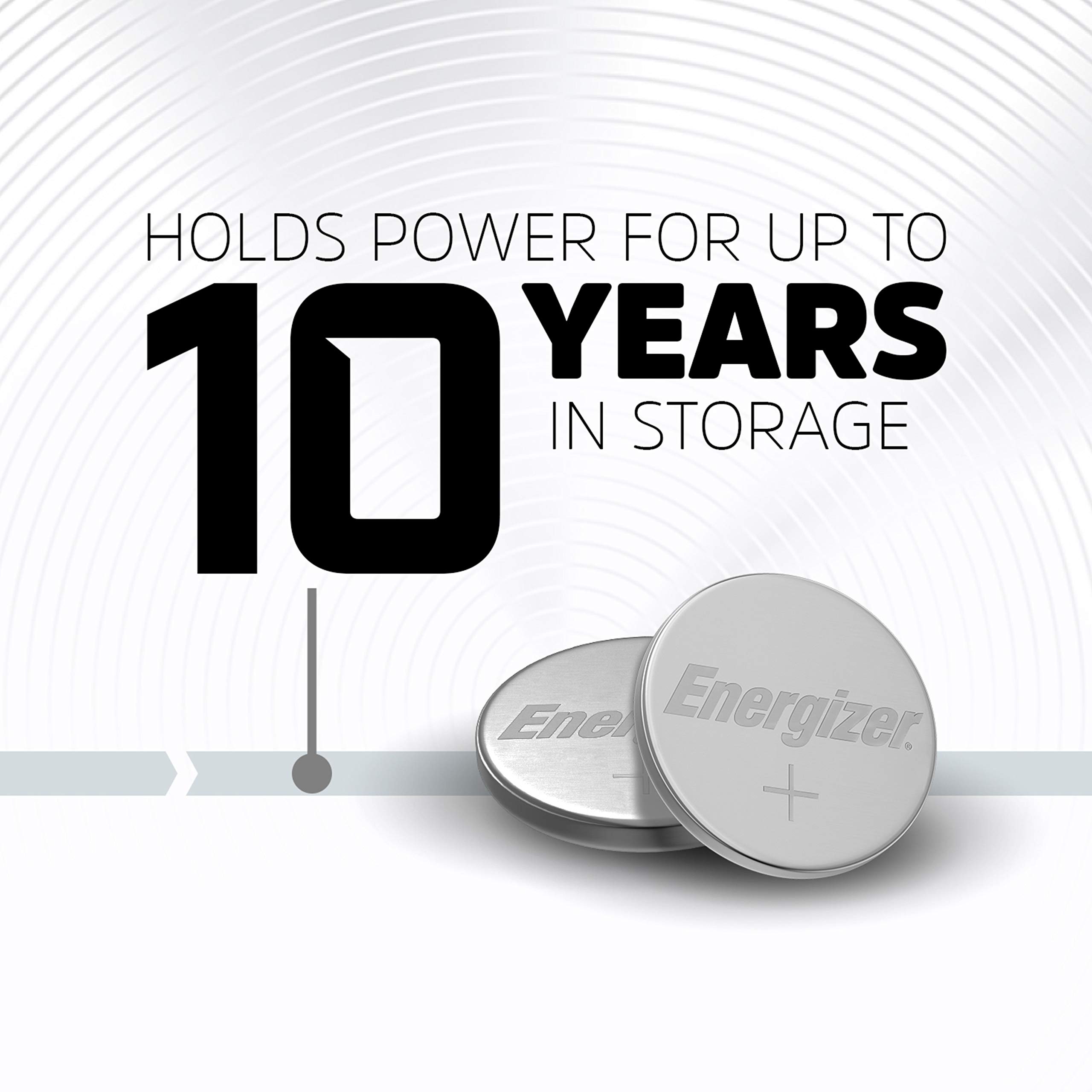 Energizer CR2032 Lithium 3V Coin Cell Batteries - 10-Pack for Watches, Key Fobs, Calculators & Medical Devices | Long-Lasting Power for Electronics