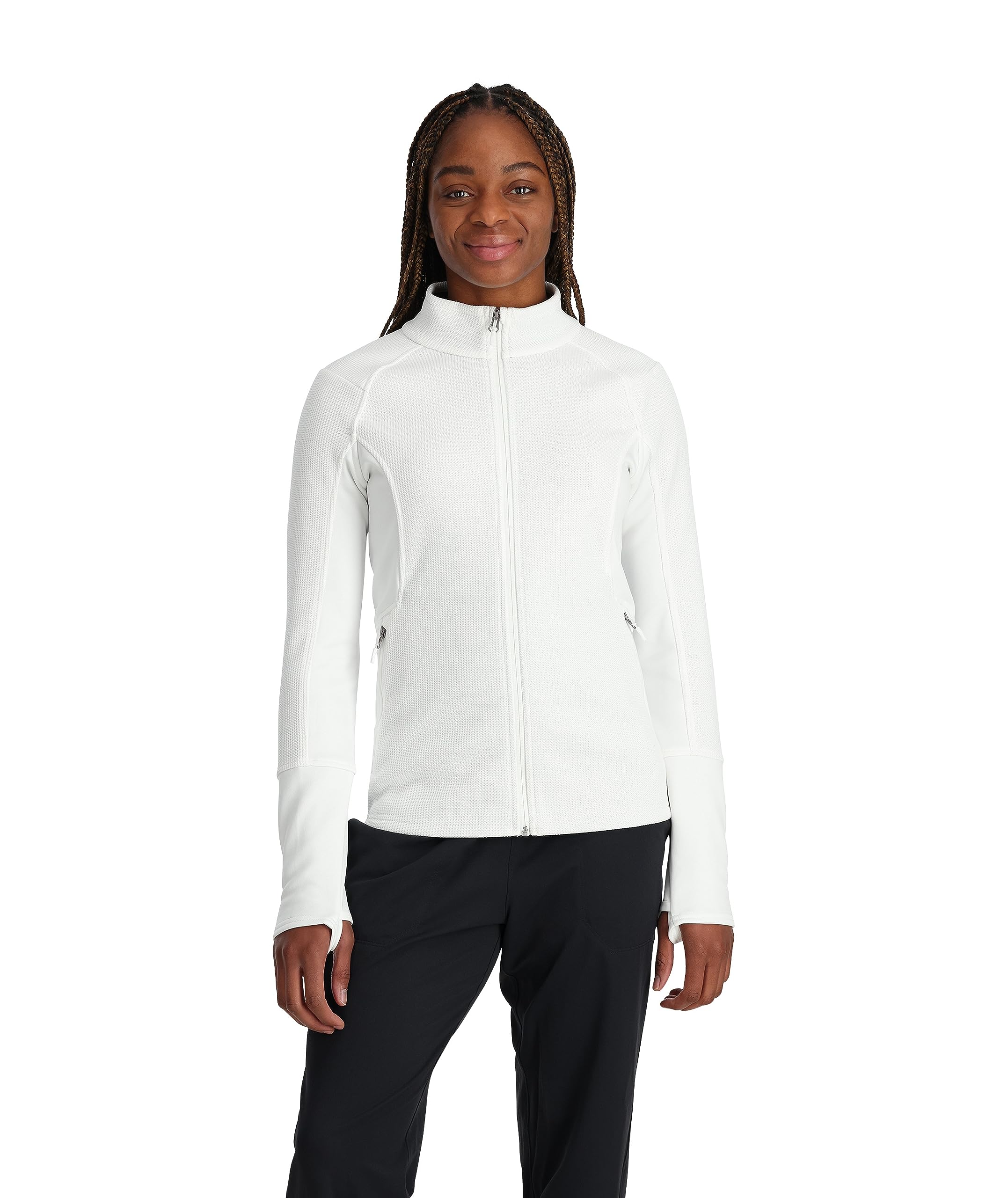 Spyder Women's Bandita Full Zip Fleece Jacket - Soft Warm Winter Pullover for Hiking, Running & Outdoor Activities