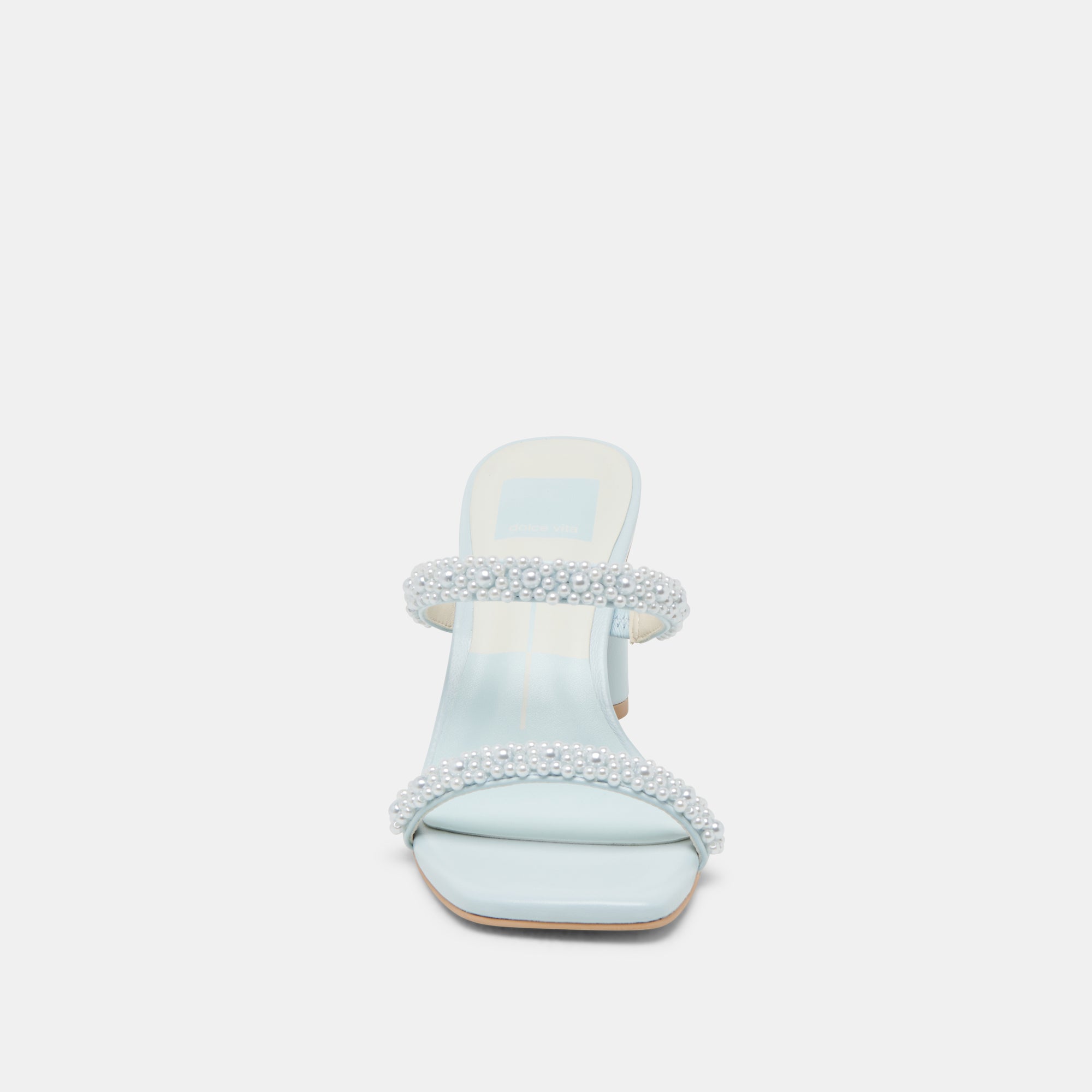 NOLAH PEARL HEELS in Ice Blue - Elegant Women's High Heel Sandals for Weddings, Parties & Special Occasions | Stella Collection