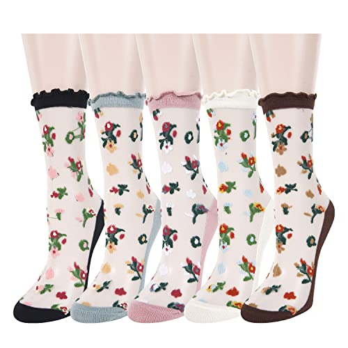 5 Pack-ruffle Little Flowers