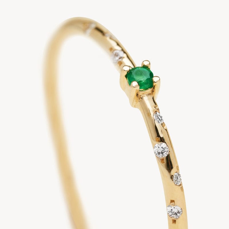 Dainty Starry Birthstone Ring - Elegant Zodiac Jewelry for Women, Personalized Gift for Her - Perfect for Birthdays, Anniversaries & Special Occasions