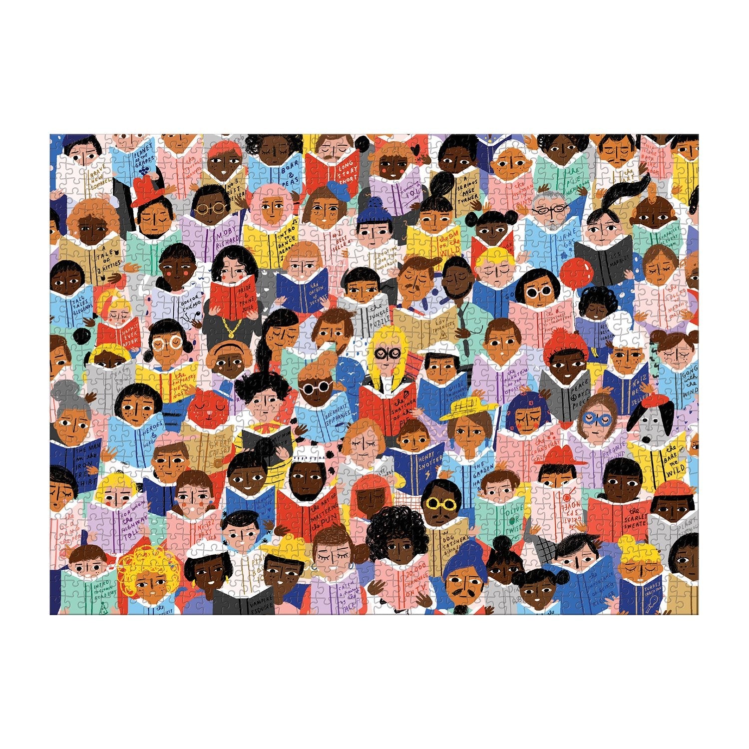 Book Club 1,000 Piece Jigsaw Puzzle - Challenging Adult Puzzle for Book Lovers & Readers - Perfect for Relaxation, Family Game Night & Book Club Activities