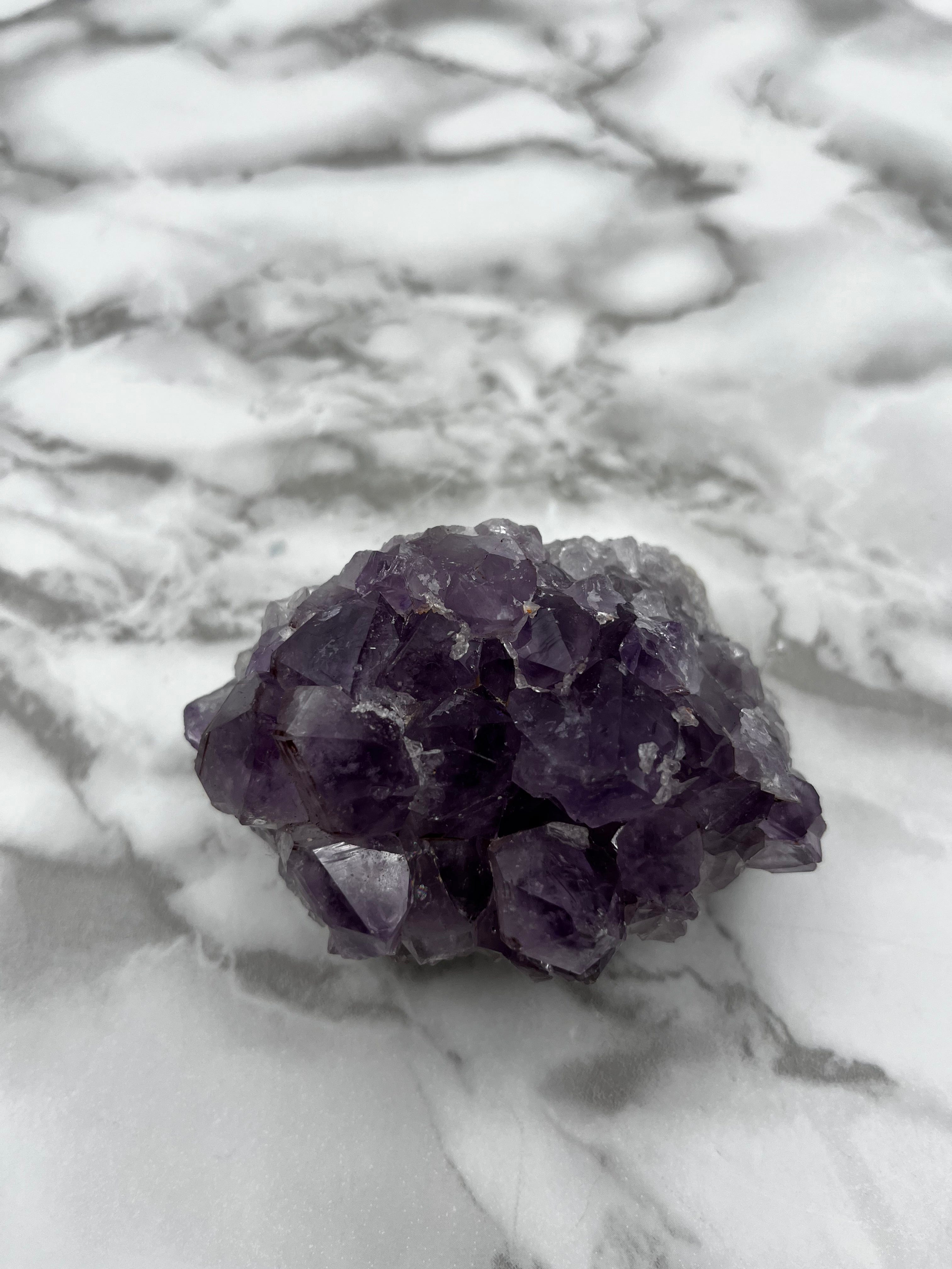 Natural Amethyst Crystal Cluster Specimen - Healing Stone for Meditation, Home Decor, and Spiritual Gifts | Perfect for Reiki, Feng Shui & Crystal Collections