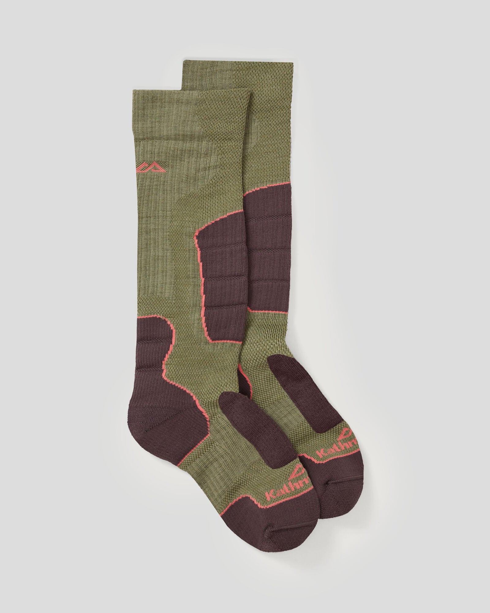 Kids' Snow Sport Socks - Warm Winter Hiking Socks for Boys & Girls - Beech/Dark Quartz/Fruity Colors - Perfect for Skiing, Snowboarding & Outdoor Winter Activities