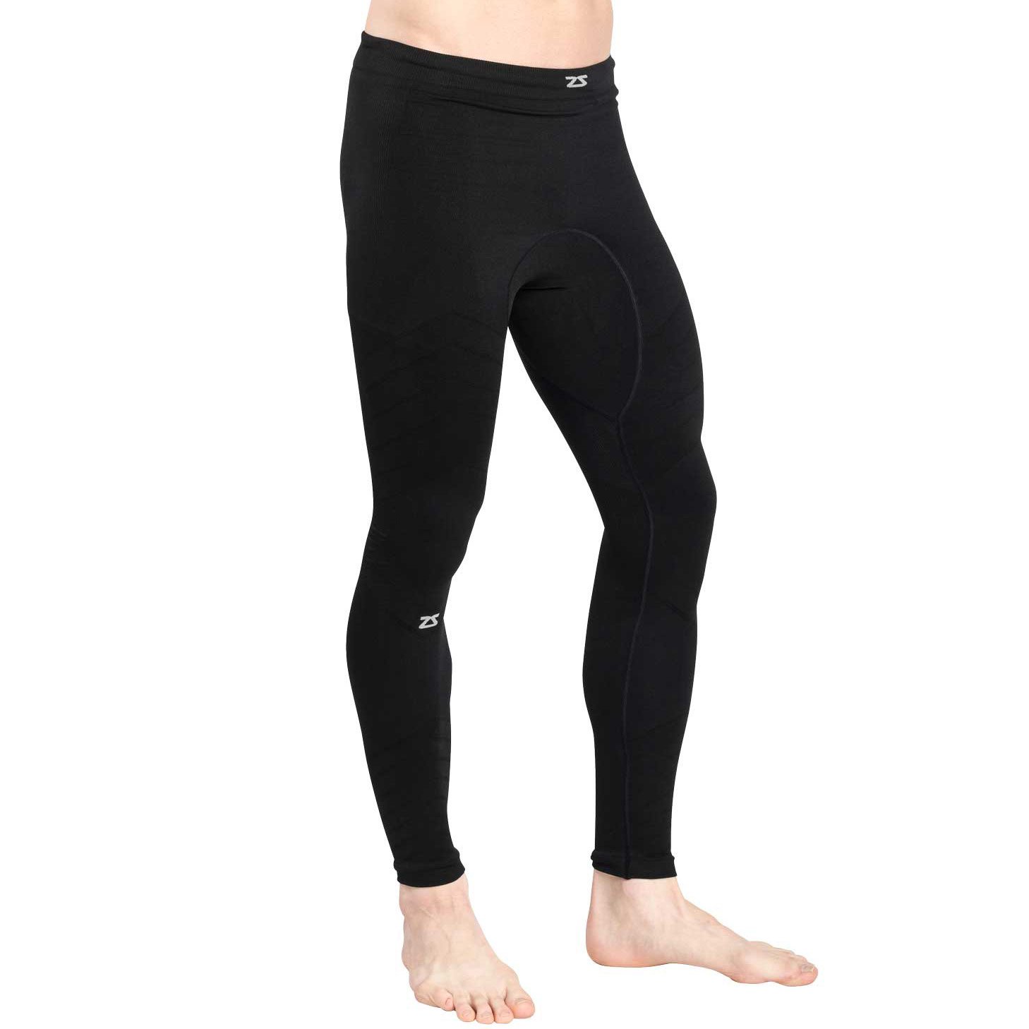 Zensah Men's Tech Tight Compression Tights - Best Running & Workout Tights for Men - Moisture Wicking & Muscle Support for Running, Gym & Outdoor Sports