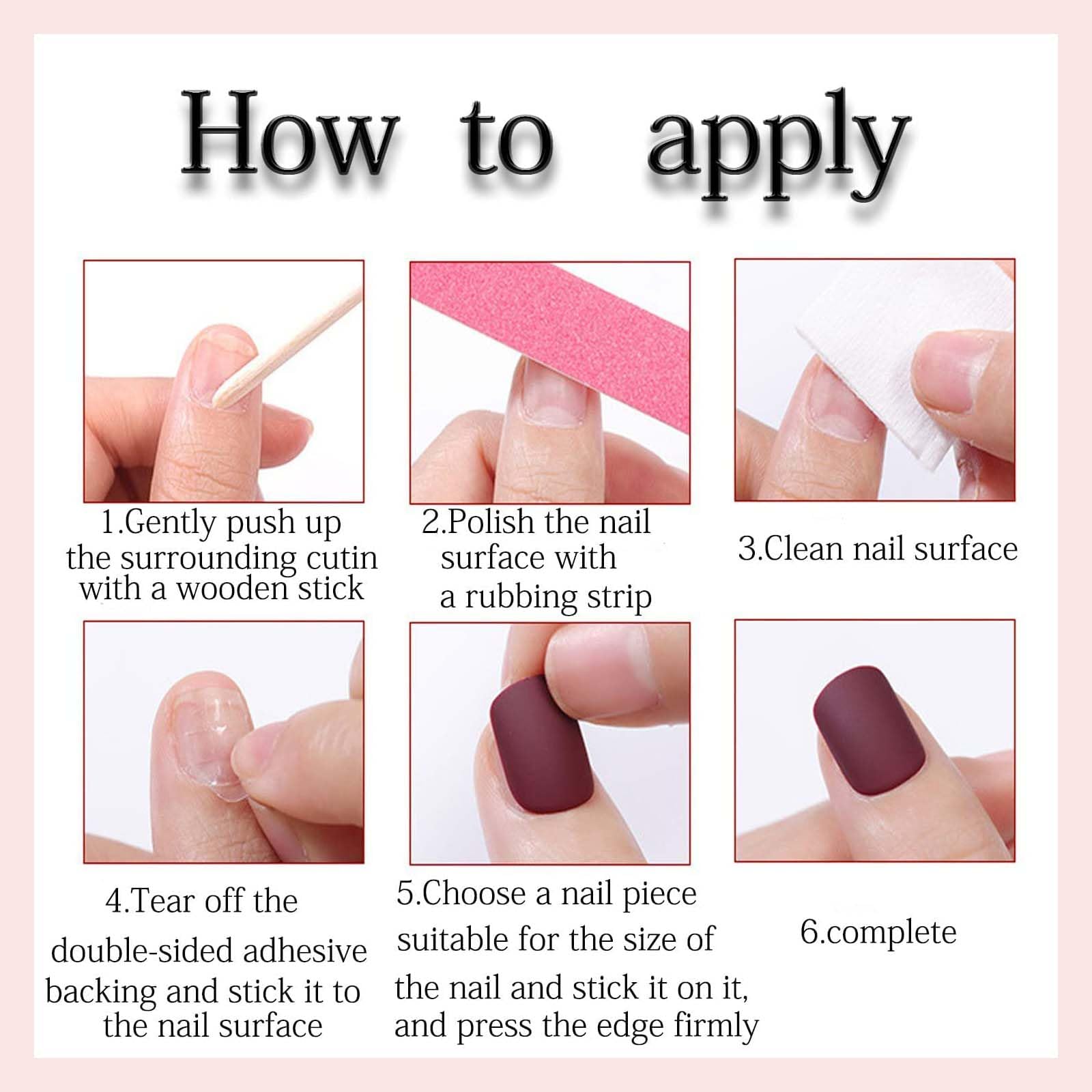 Red Stiletto Press on Nails with Heart Charms - 24PCS Long Ombre False Nails, Full Cover Glue on Artificial Nails for Women | Perfect for Valentine's Day, Date Night & Special Occasions