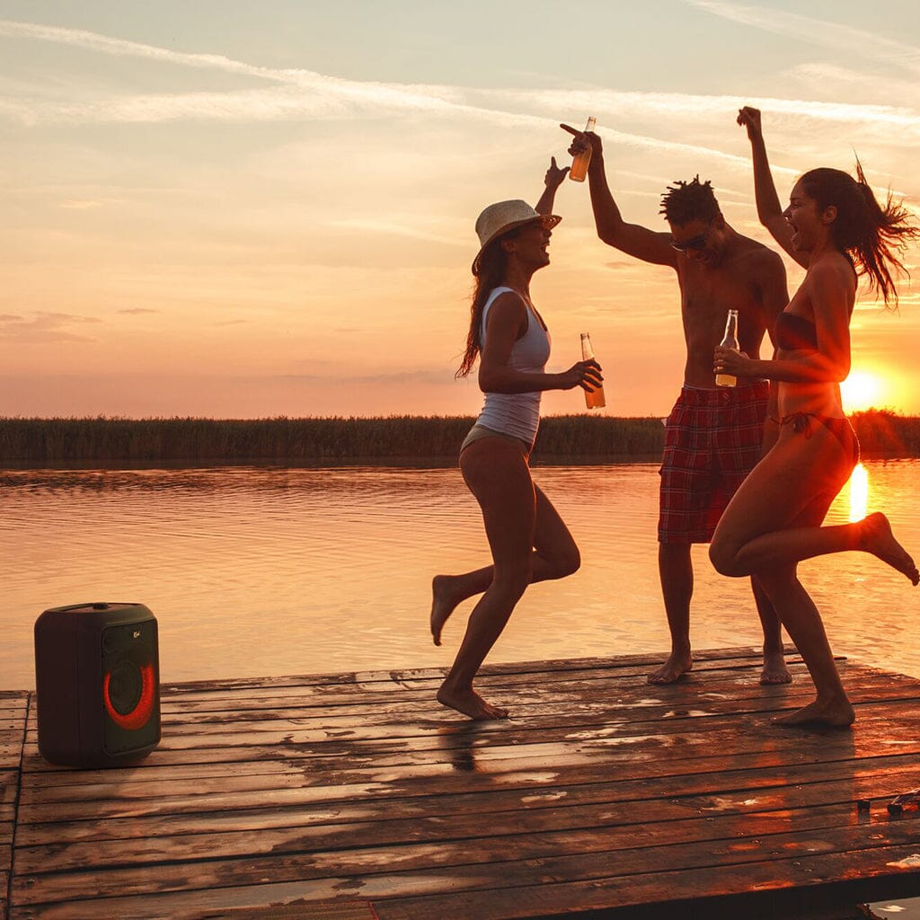 Klipsch Gig XL Portable Party Speaker - Powerful Bluetooth Speaker with Deep Bass, IPX4 Waterproof, 12-Hour Playtime - Perfect for Outdoor Parties, Beach Trips & Camping