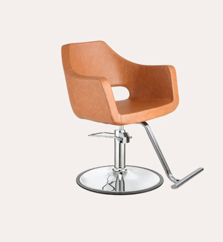 Vera Professional Salon Chair for Hair Styling, Barber, Beauty & Spa - Heavy Duty Hydraulic Stylist Chair with Adjustable Height & Swivel Base - Perfect for Salons, Barbershops & Home Use