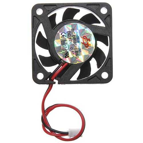 2 Pins 40x40x10mm 12V Aluminum Heat Sink Cooler Fan for CPU PC Computer Cooling - Perfect for Gaming Rigs, Servers & Electronics Projects
