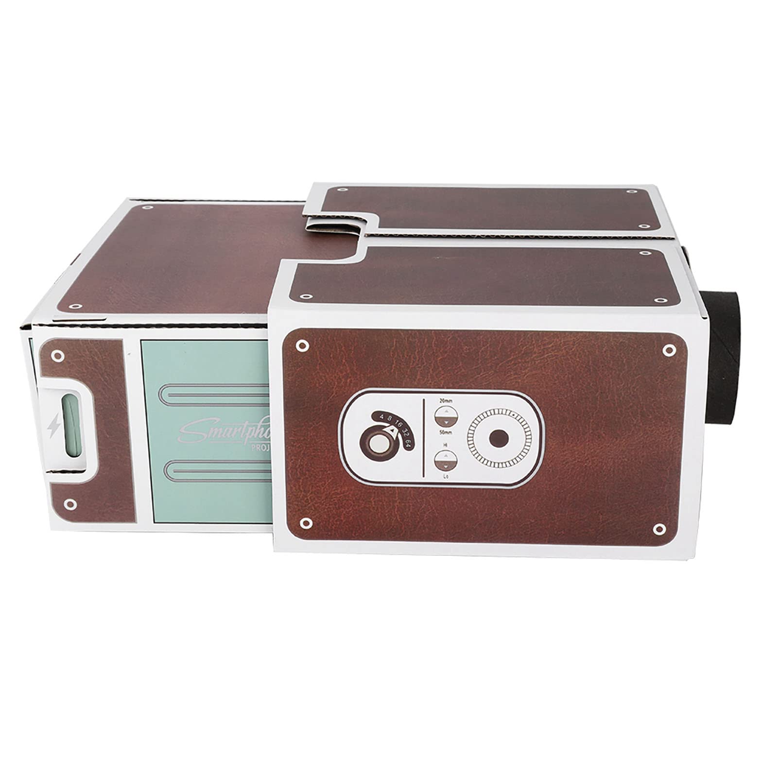 Agatige Mini Projector - Portable Smart Phone Projector for Home Cinema, DIY Home Theater, Outdoor Movie Nights & Indoor Entertainment | HD Video Projection for iPhone, Android & Laptops