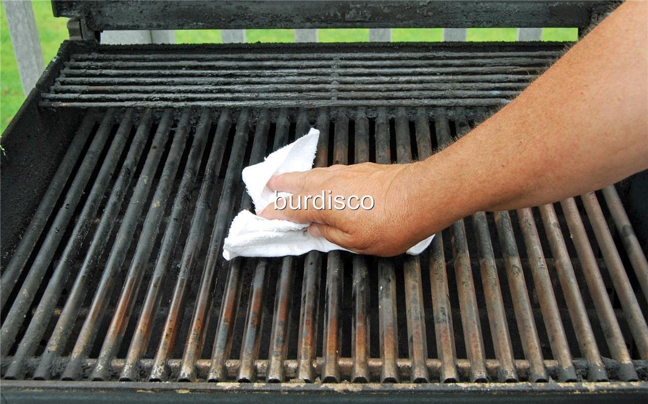 50 Lb. Box of Premium White Cotton Terry Cleaning Rags - Industrial Shop Towels - Reclaimed Absorbent Cloths for Plumbing, Auto Detailing & Workshop Use