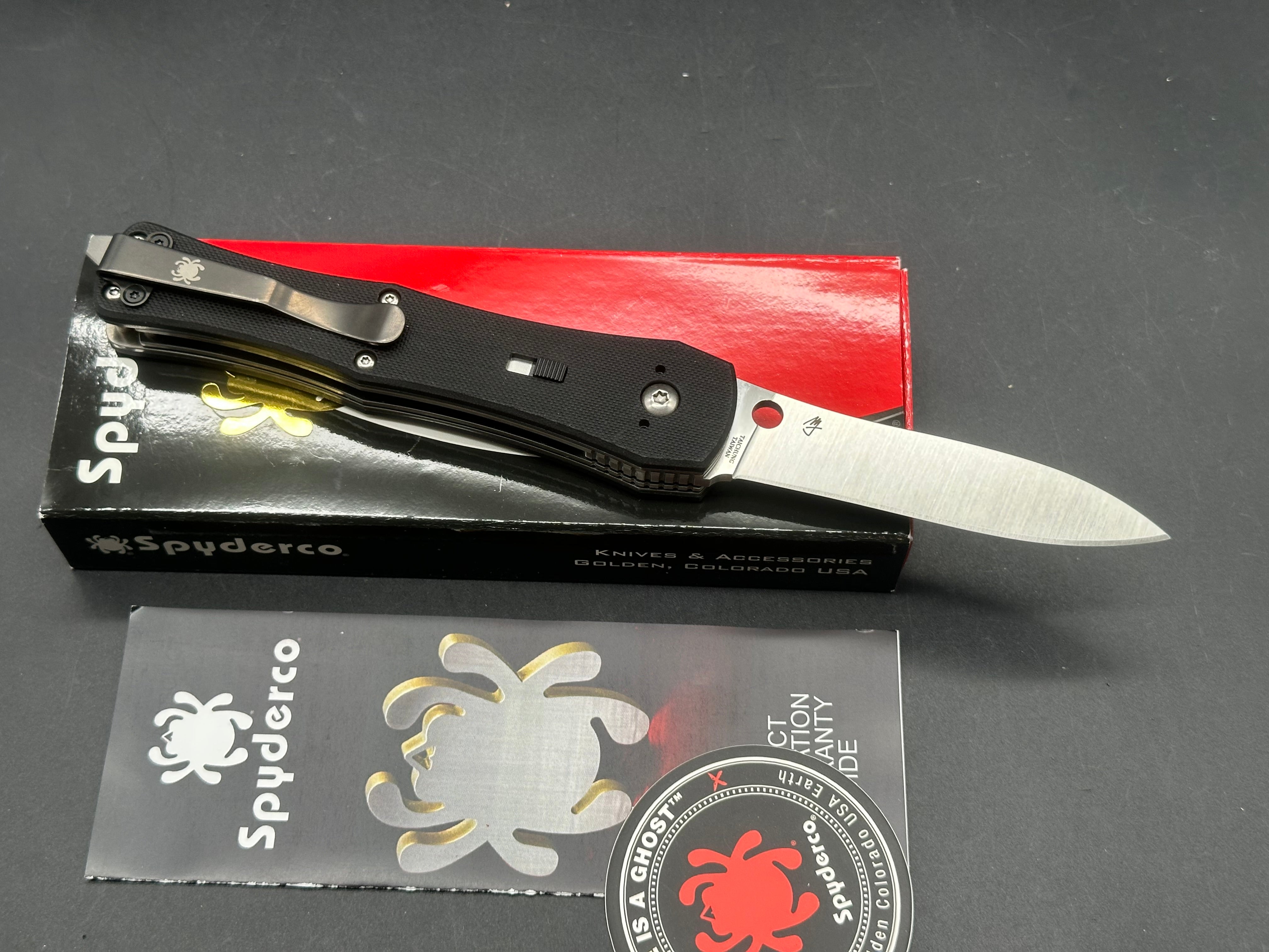 Spyderco Janisong Folding Knife - High-Quality EDC Pocket Knife for Outdoor, Camping & Everyday Use