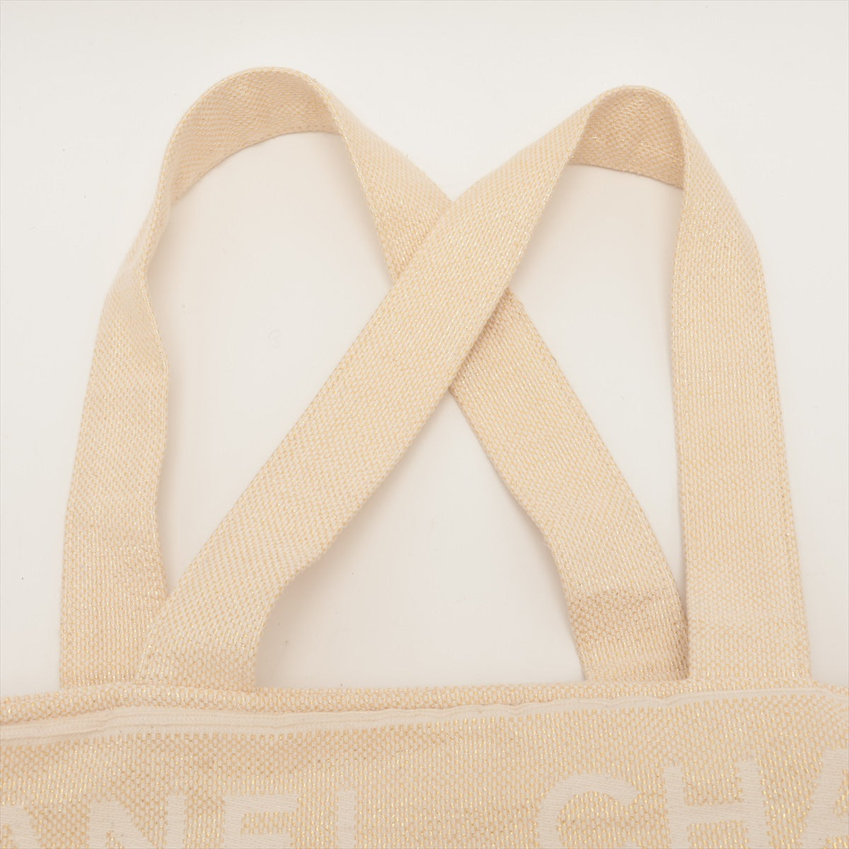Chanel Logo Cotton Fringe Tote Bag Ivory - Luxury Designer Handbag for Women, Perfect for Shopping, Travel & Everyday Use