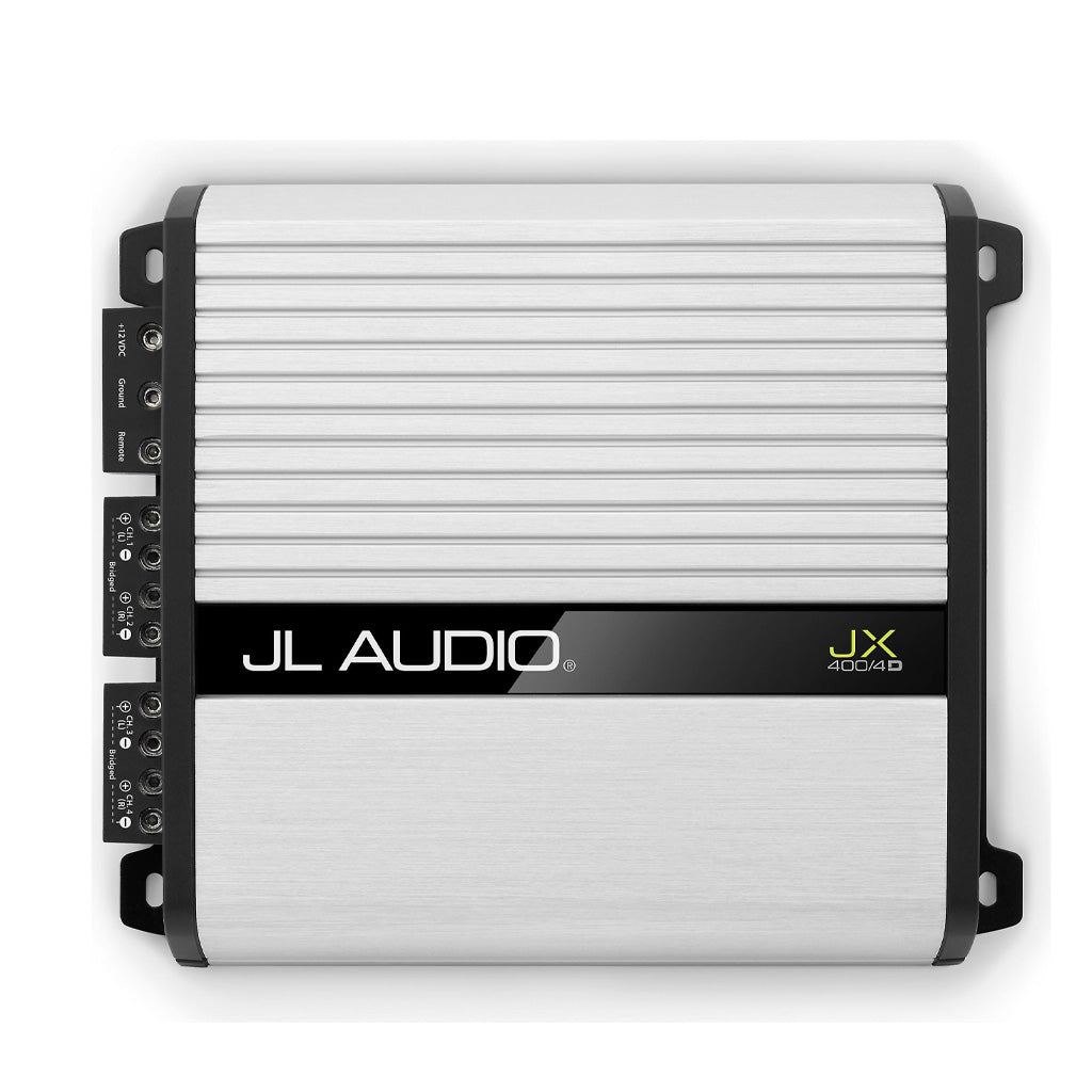 JL Audio JX400/4D 400W 4-Channel Class D Full Range Car Amplifier - Premium Sound for Cars, Trucks & Marine Boats