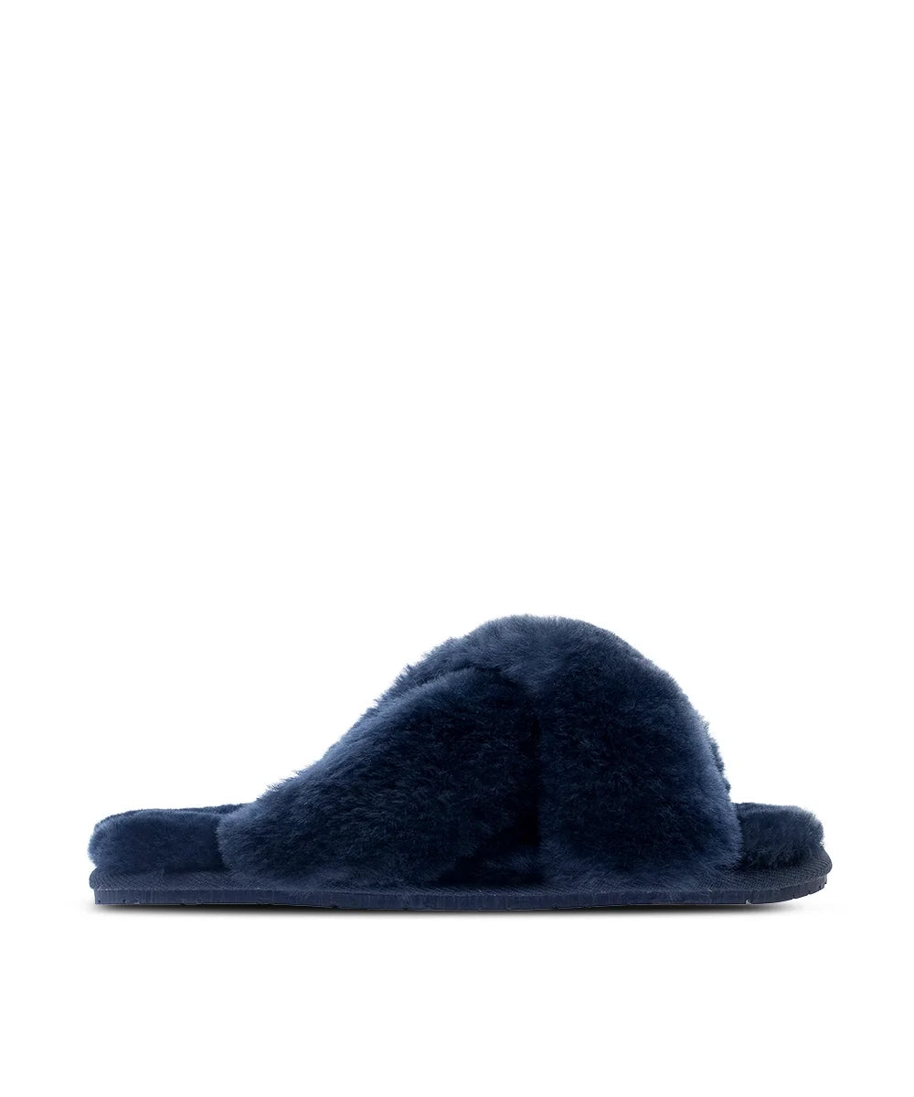 Premium Women's UGG Cross Over Slippers - Cozy Indoor/Outdoor House Shoes for Winter Comfort & Warmth - Perfect for Home, Lounge & Casual Wear