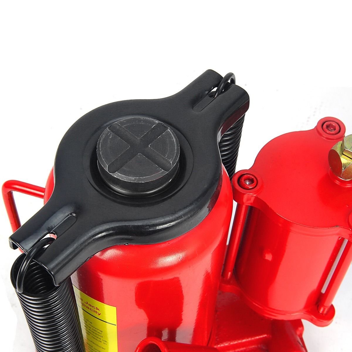 20 Ton Hydraulic Air Bottle Jack - Low Profile Portable Air-Operated Lift with Handle for Car, Truck & SUV - Heavy Duty Vehicle Repair & Emergency Roadside Assistance Tool