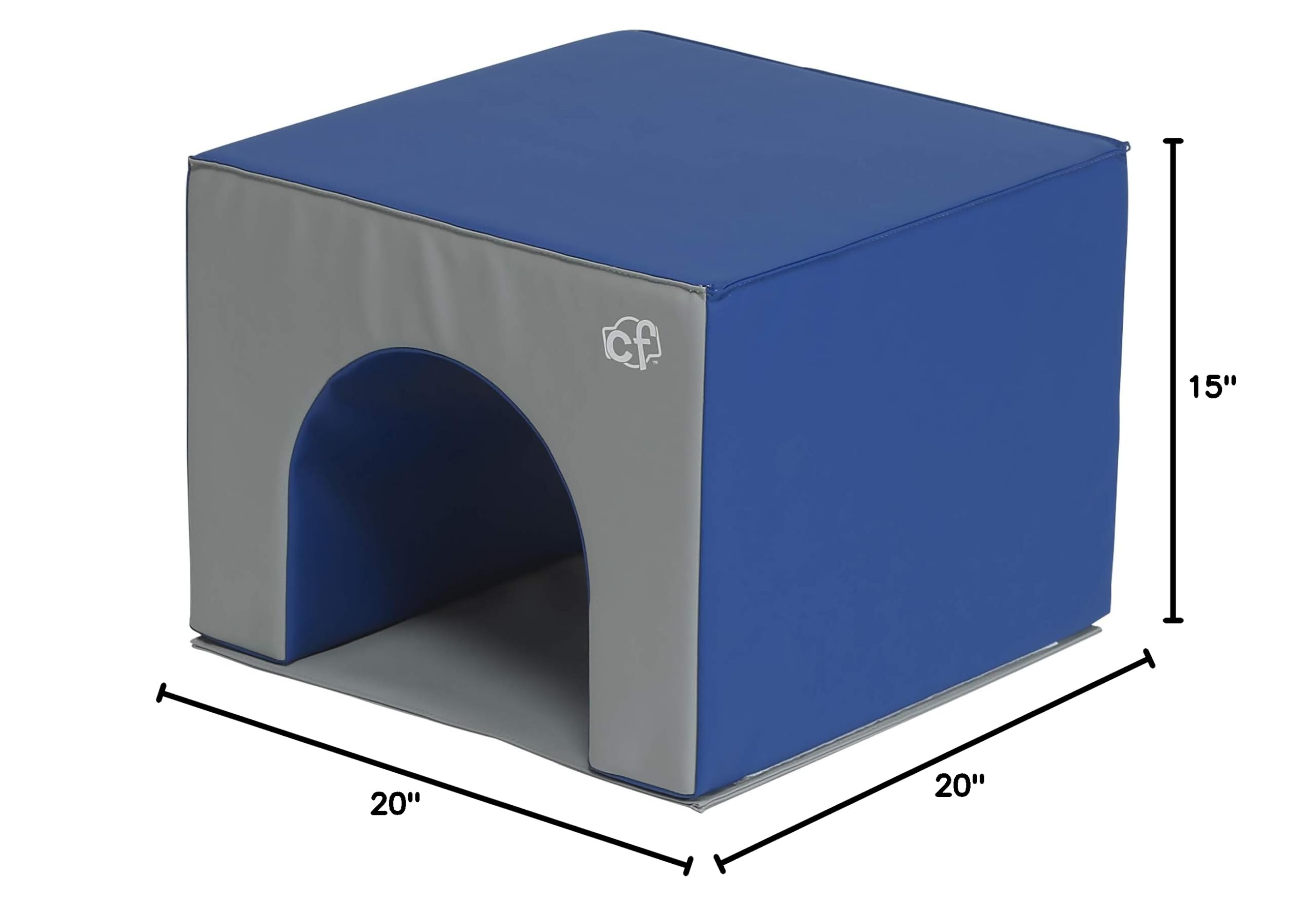 Soft Foam Crawl Through Play Tunnel for Toddlers & Babies - Indoor Climbing Toy for Playrooms, Preschools & Classrooms - Encourages Motor Skills & Active Play