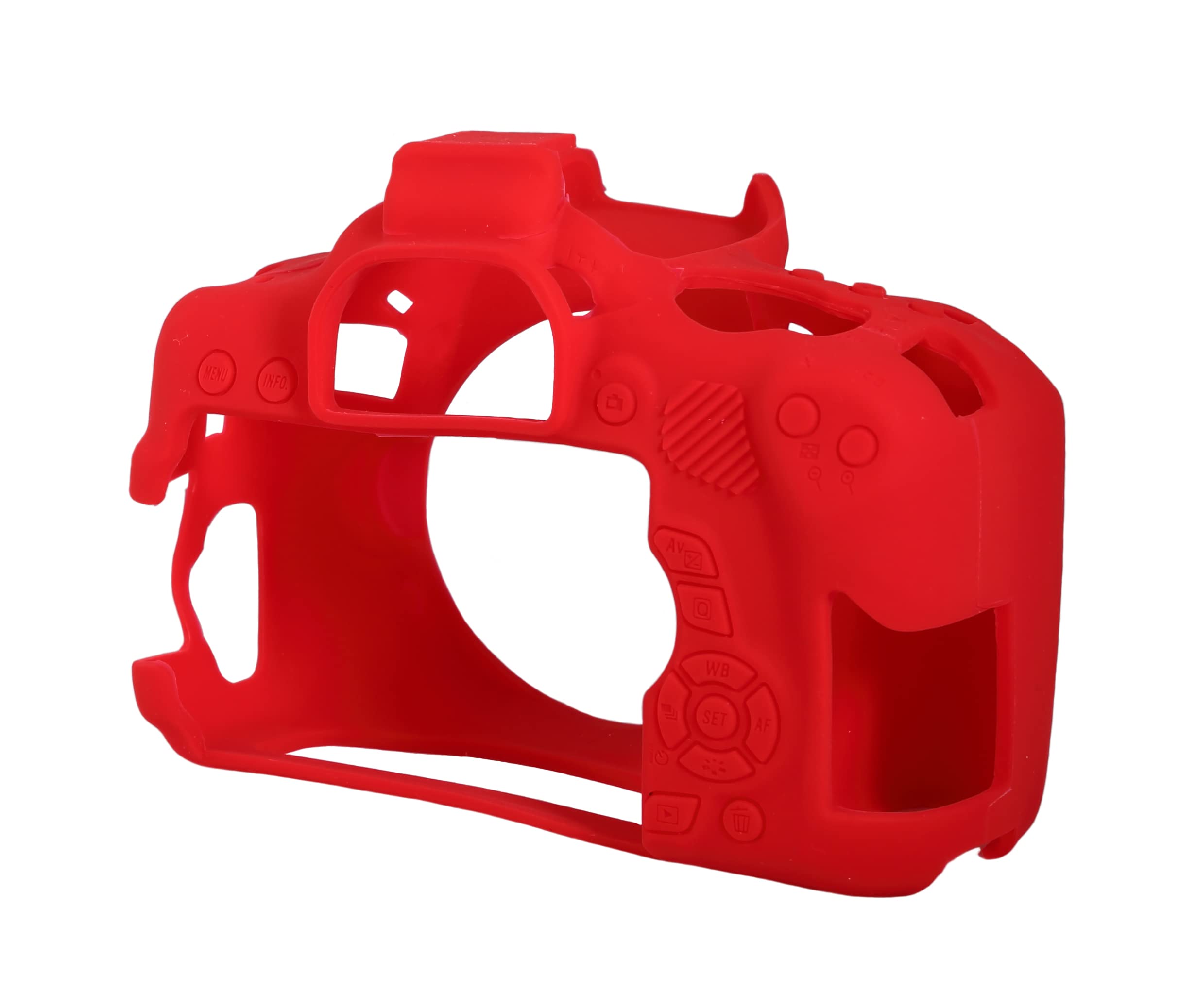 EasyCover EA-ECC750DR Protective Case for Canon EOS 750D/T6i DSLR Camera (Red) - Durable Shockproof Cover for Travel & Outdoor Photography