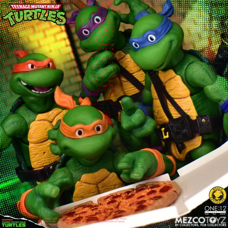 Teenage Mutant Ninja Turtles Deluxe Animated Series Action Figure - Mezco One:12 Collective - Collectible TMNT Toy for Fans & Display - Perfect for Gifts, Collections & Home Decor