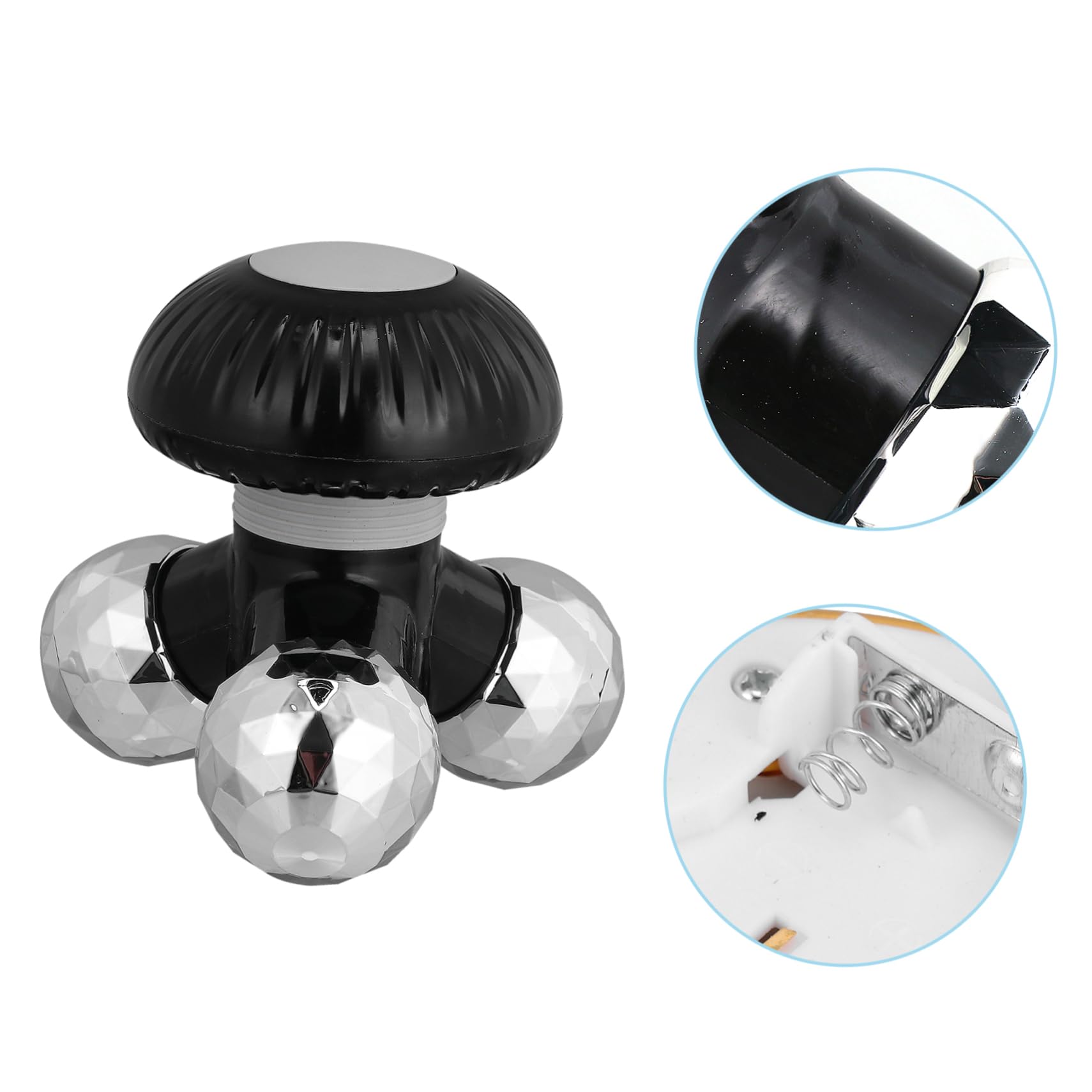 WATIIFUFU Deep Tissue Massager - Handheld Body Massage Gun for Pain Relief & Muscle Recovery - Black - Perfect for Athletes, Gym Lovers & Home Use