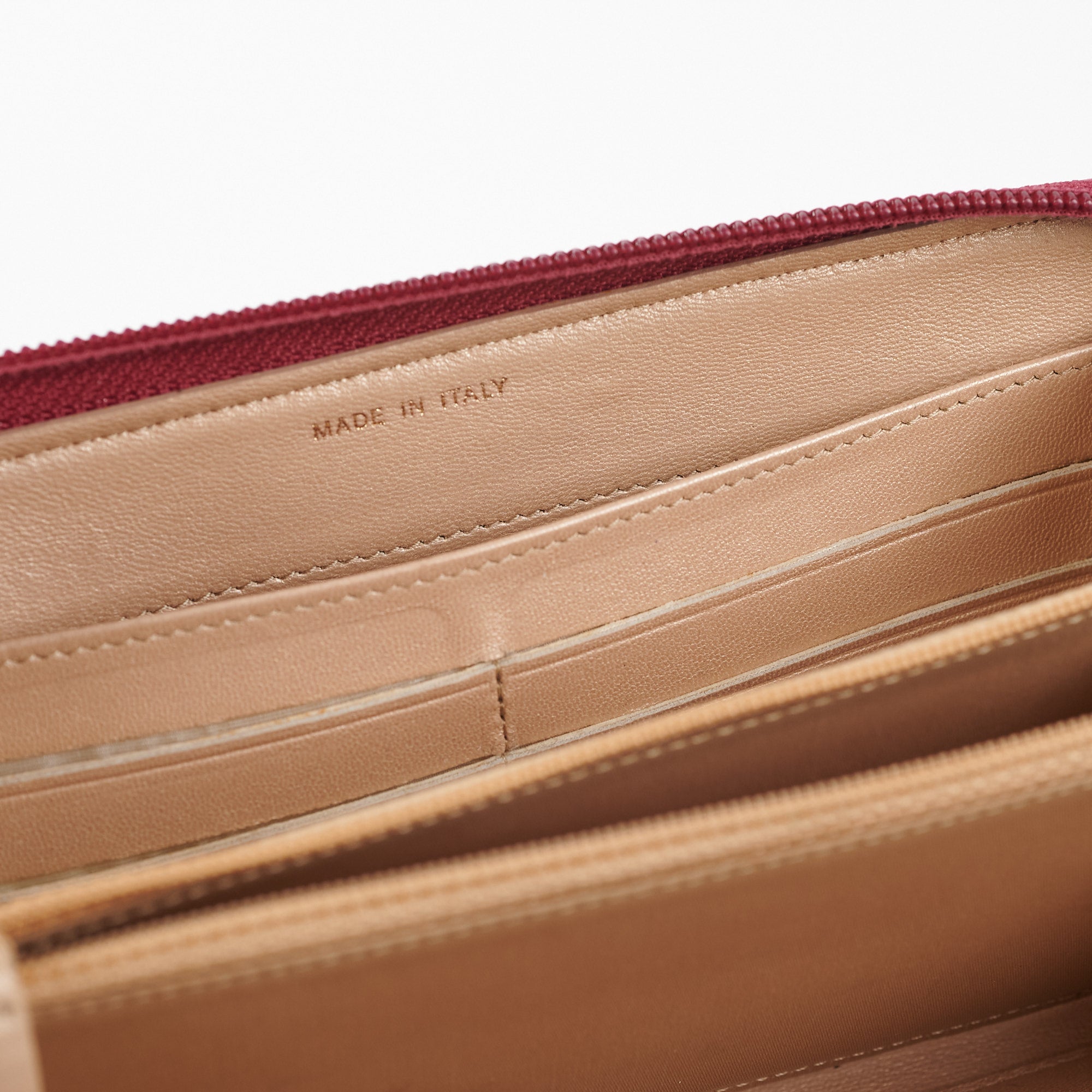 Chanel Long Zip Camelia Dark Pink Wallet - Luxury Designer Womens Wallet for Everyday Use & Special Occasions