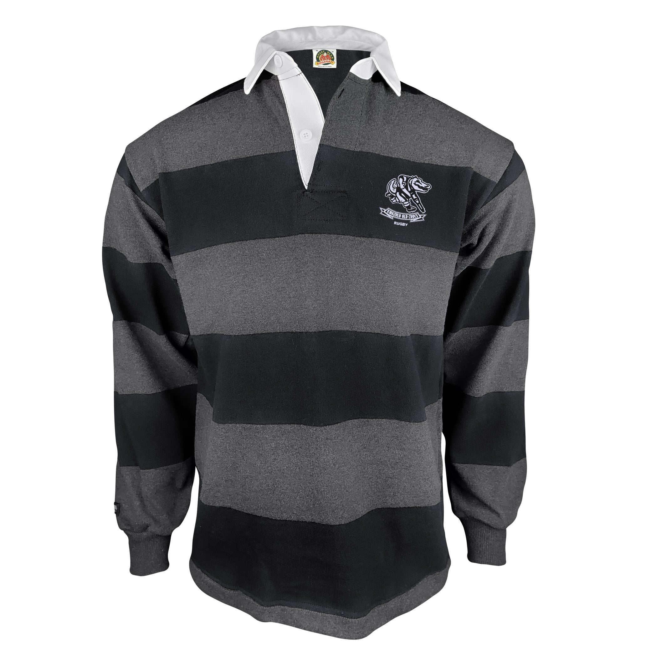 **KwaZulu Old Crocs 4 Inch Stripe Jersey - Comfortable & Stylish Men's Casual Shirt for Beach, Summer, and Outdoor Activities**