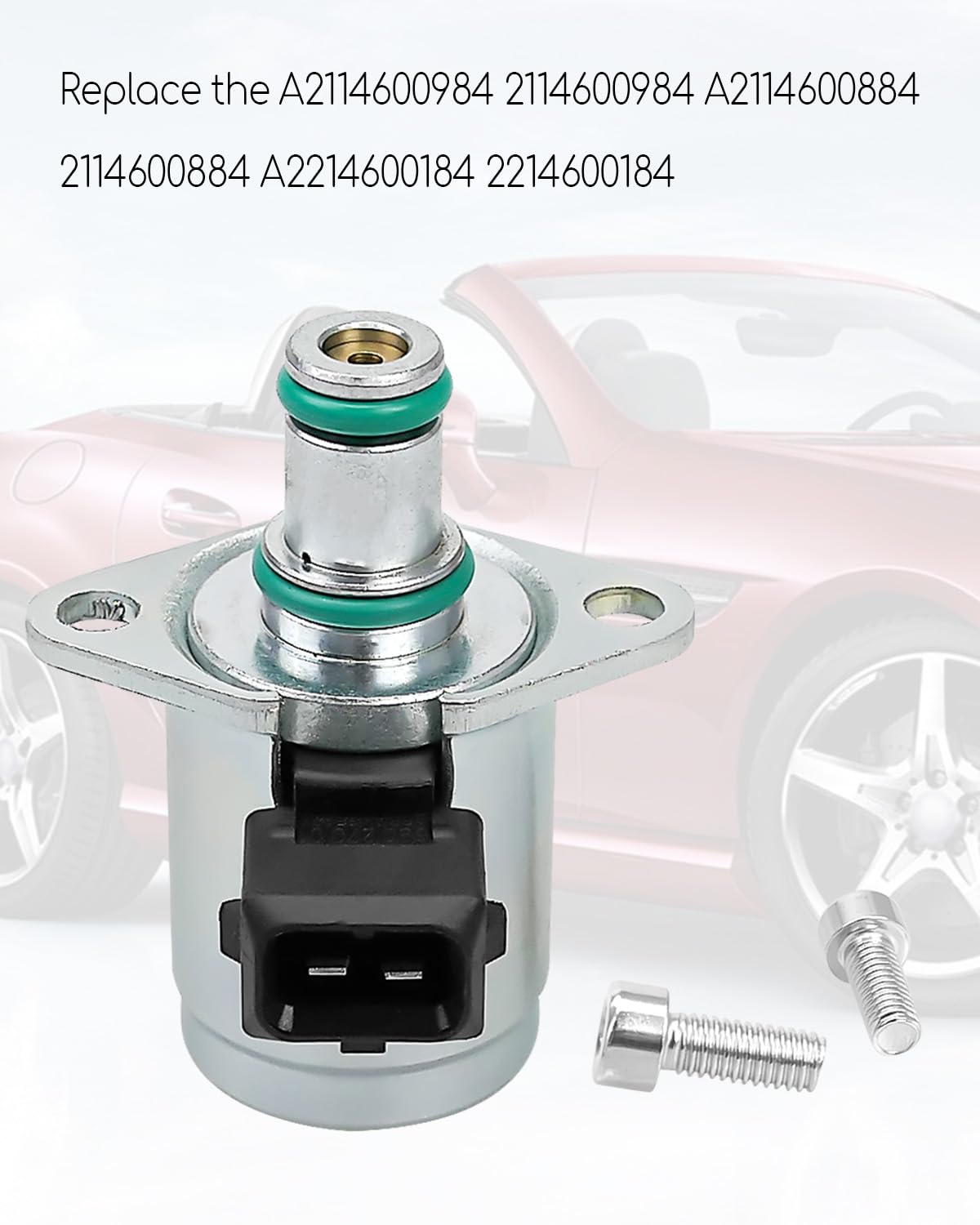 Mercedes Benz Power Steering Proportioning Solenoid Valve - Compatible with W164 W204 CL600 CLK500 ML450 Models - Replaces A2114600984 2114600984 A2114600884 2114600884 - Improves Steering Response & Speed Control - Perfect for Smooth Highway Driving & Precise Parking Maneuvers
