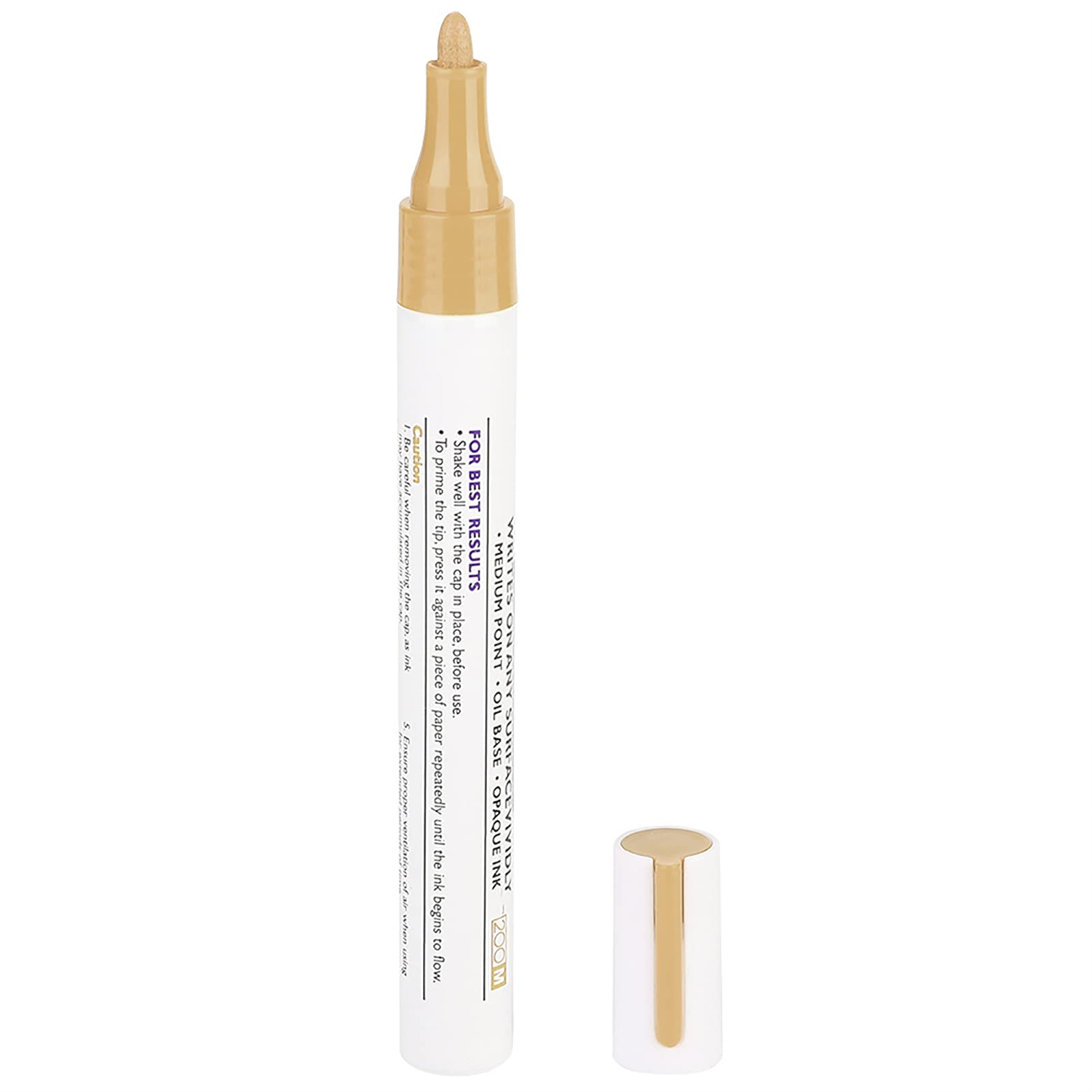 Waterproof Car Tire Paint Pen - Fast Drying Pigment Marker for Cars, Trucks & SUVs - All Surface Gold Paint Marker - Perfect for Custom Tire Lettering & Vehicle Detailing